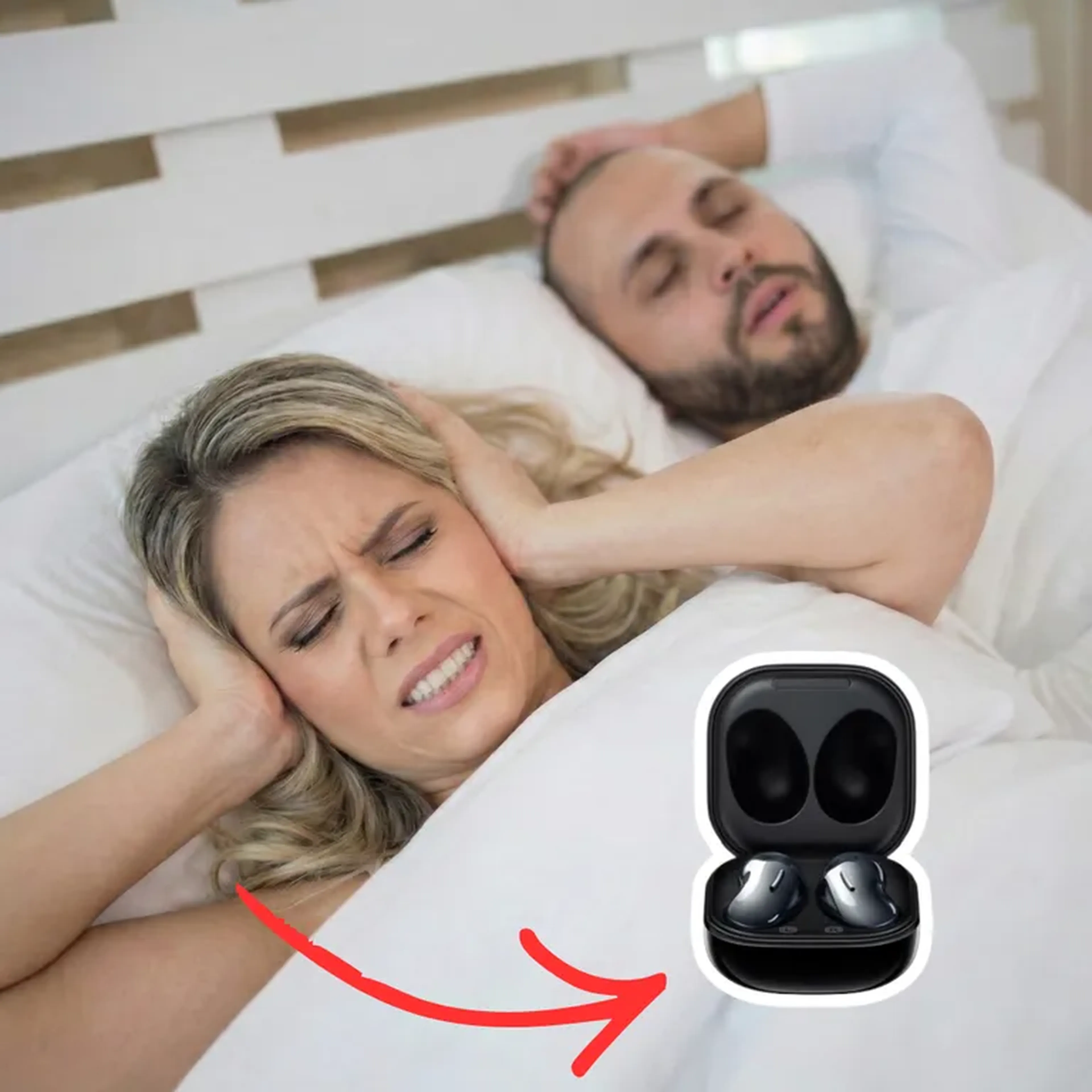 PRESENTE: FONE para a noiva não ouvir os roncos do noivo imagem