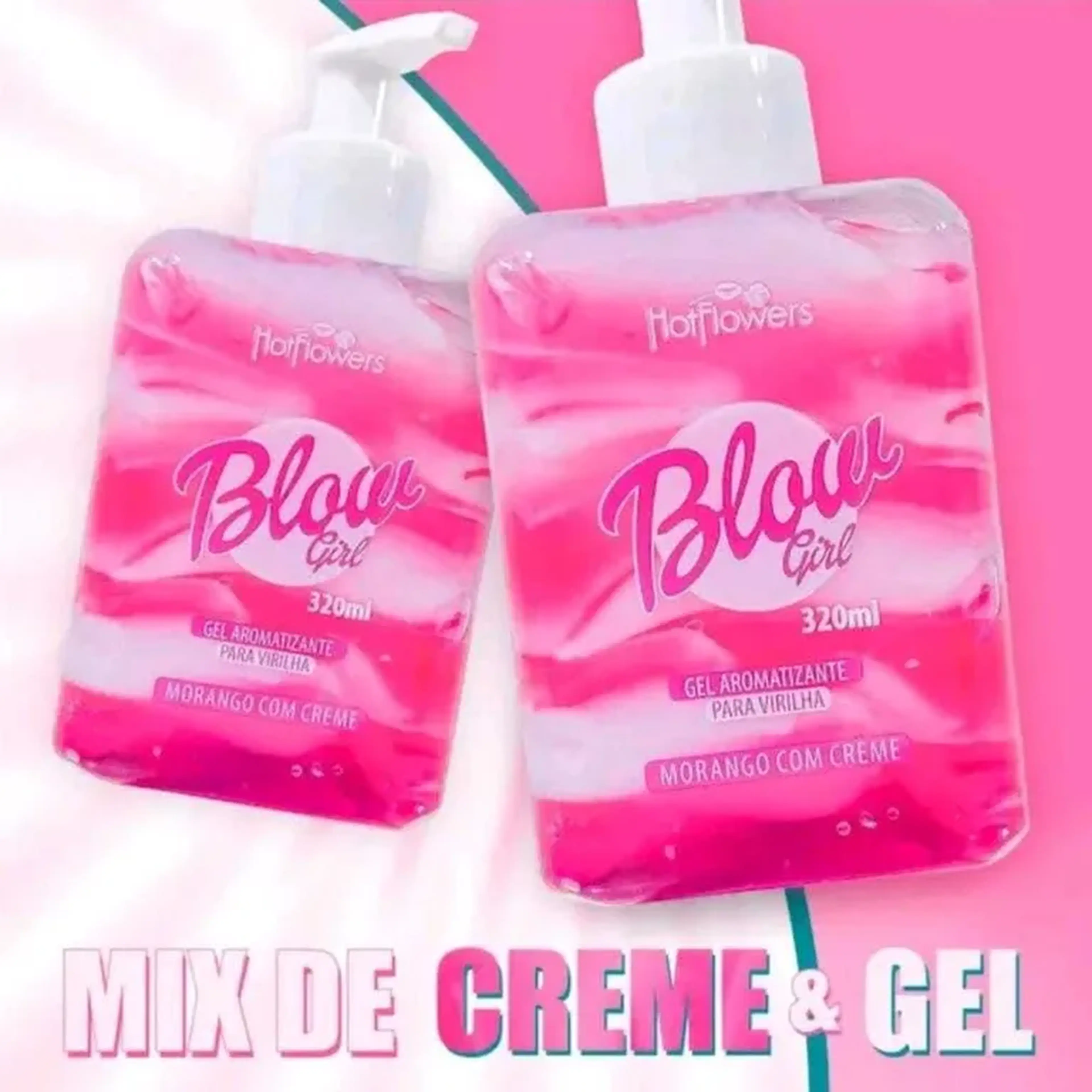Blow Girl Gel Sexo Oral 320Ml Hot Flowers imagem