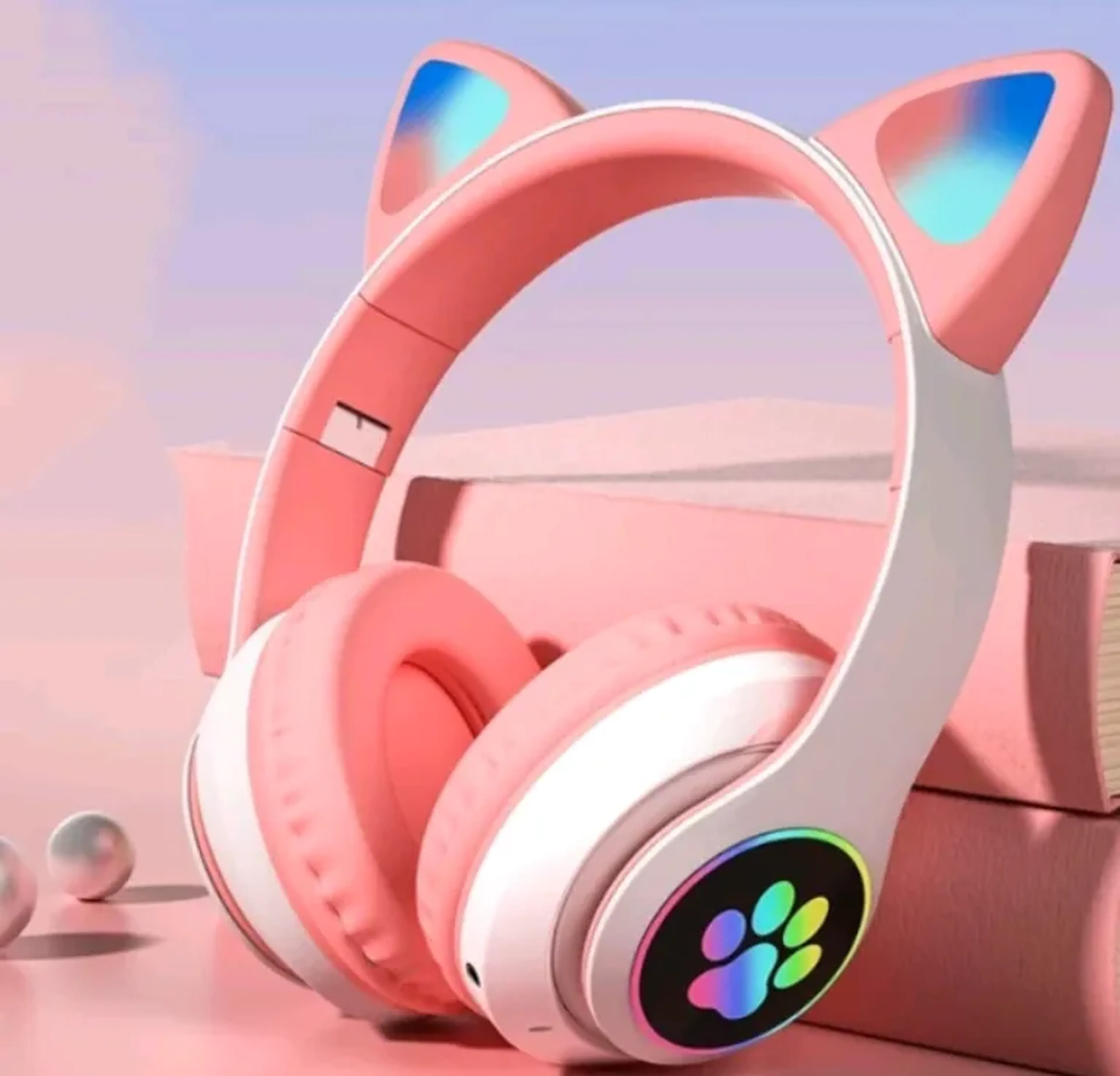 FONE DE OUVIDO DE GATINHA SEM FIO VIA BLUETOOTH imagem