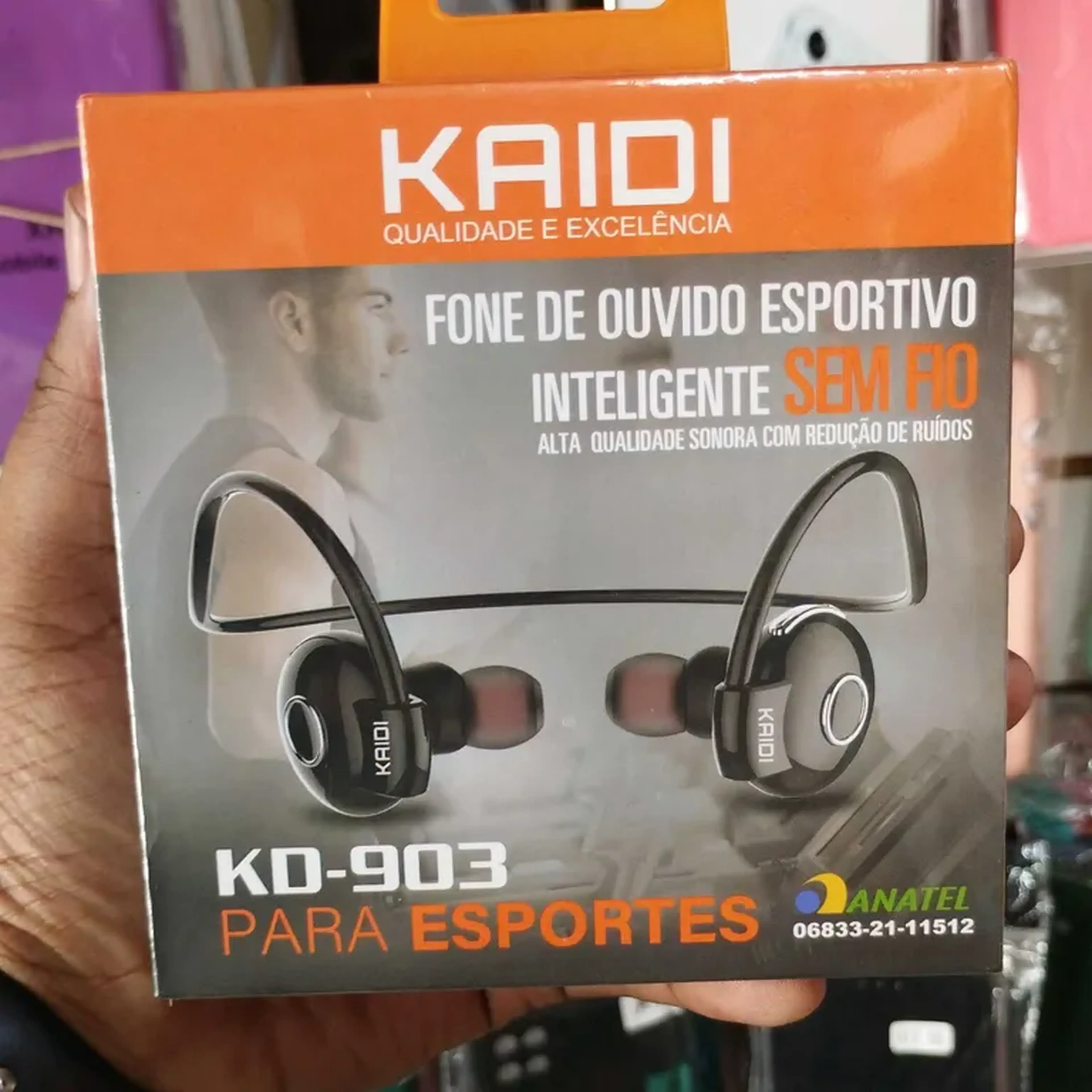 Fone Bluetooth Esportivo imagem