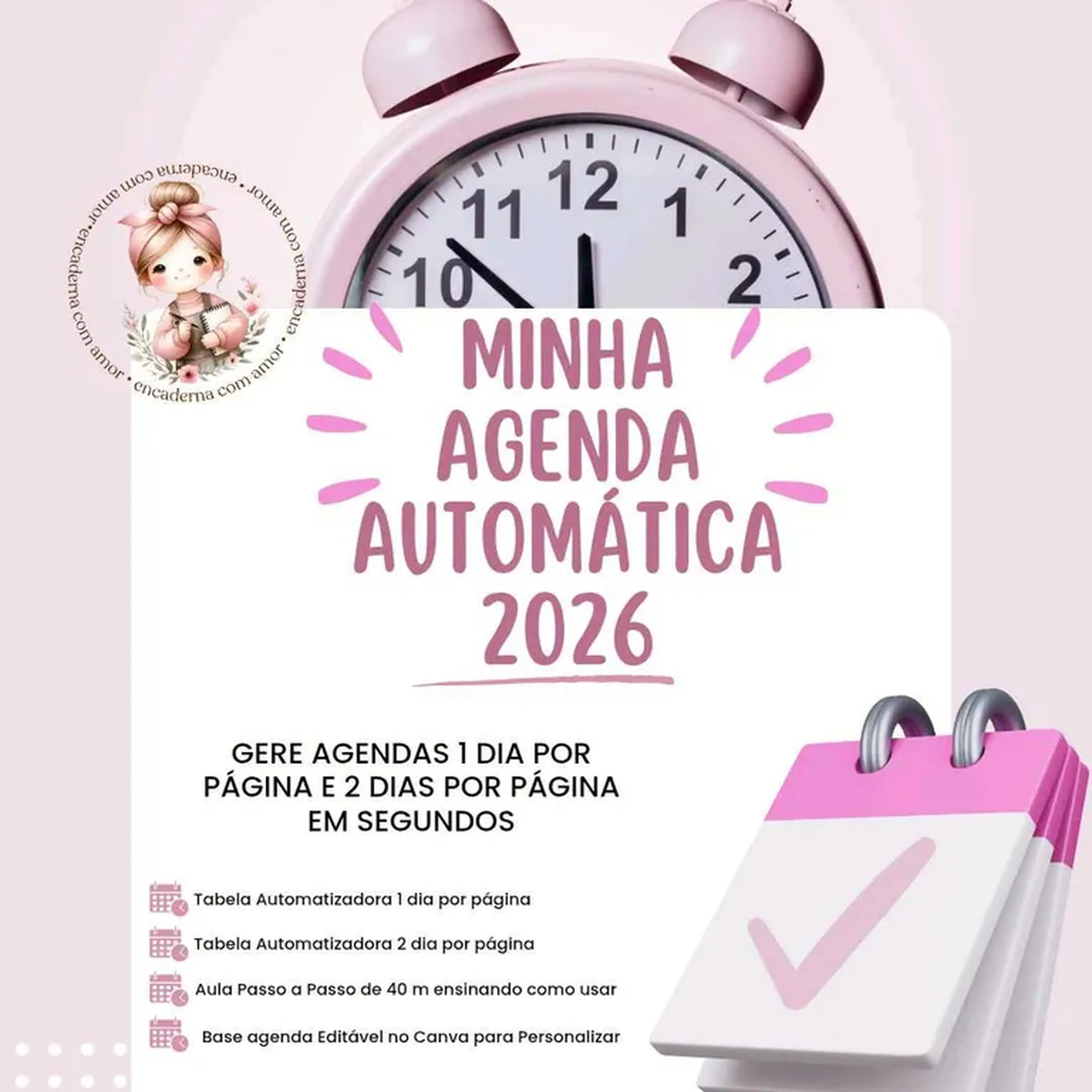 Mini Curso Agenda 2026 - Automatizador com Versículos imagem