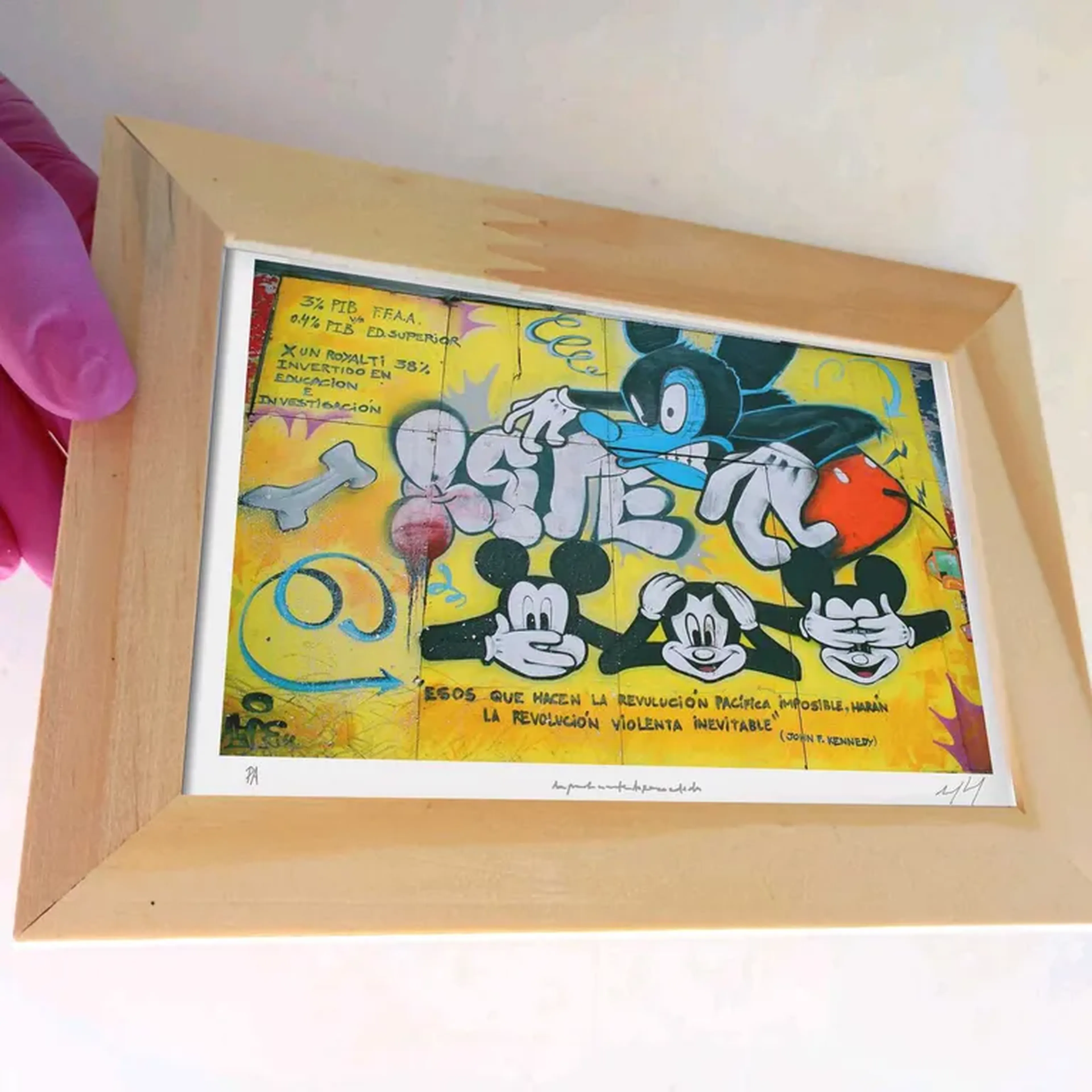 Palávoras - Pacífica - 10x15 cm moldura plana imagem