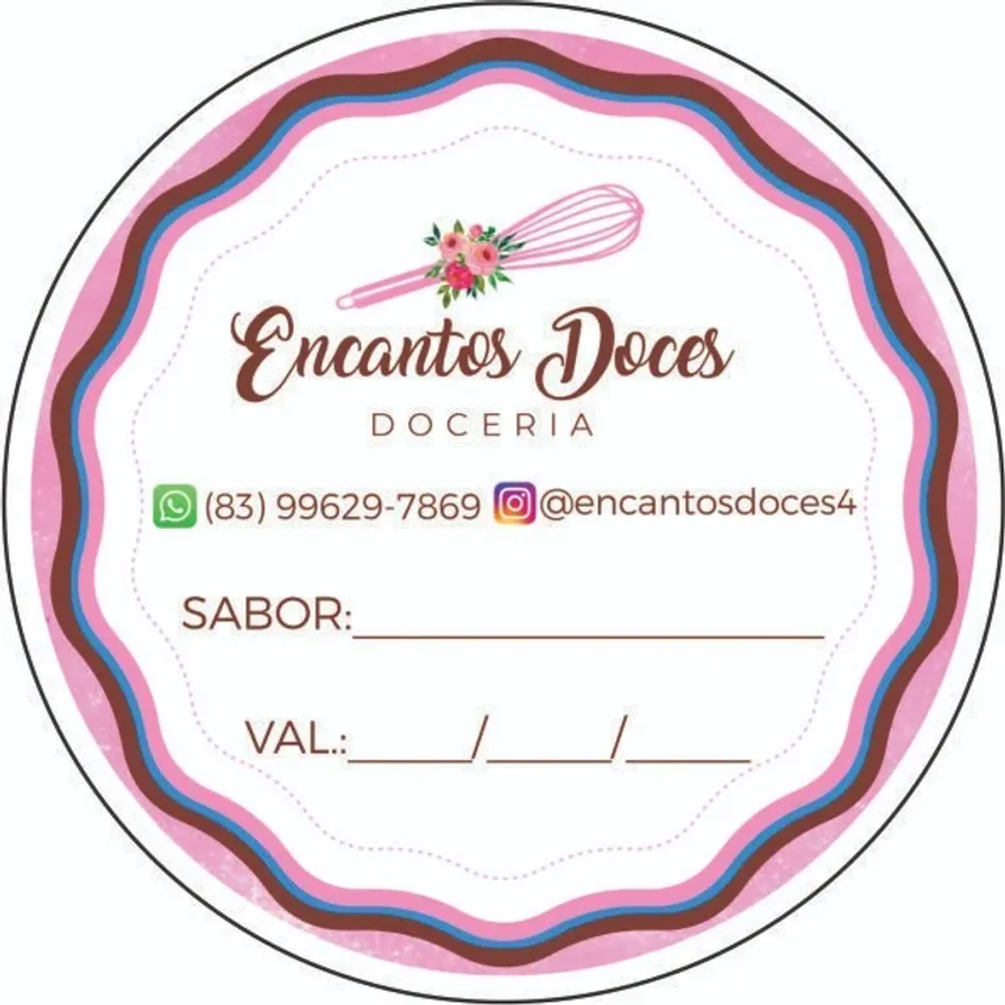 128 Etiquetas Vinil Adesivos Personalizado 6,0 x 6,0 cm imagem