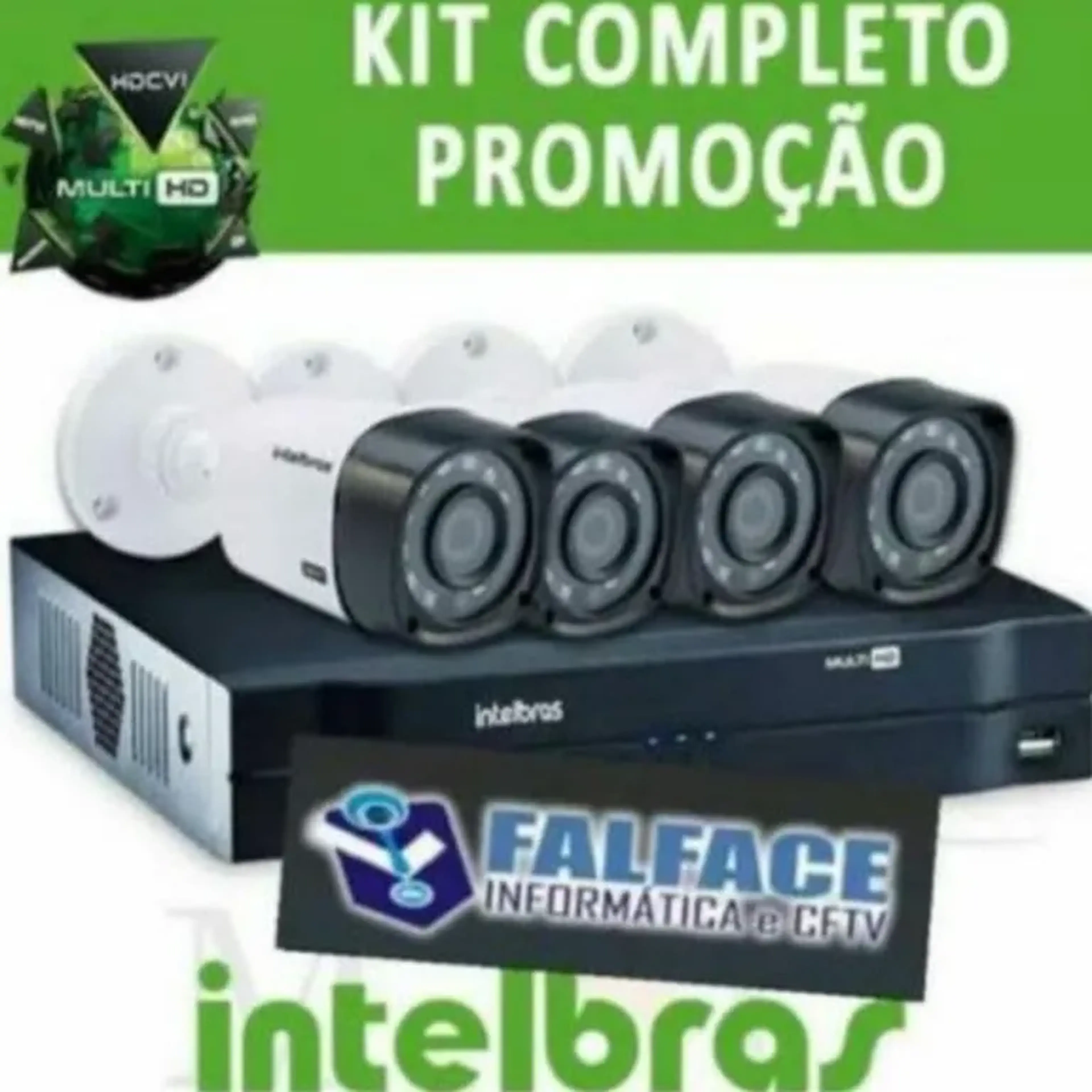 kit4 cameras completo imagem
