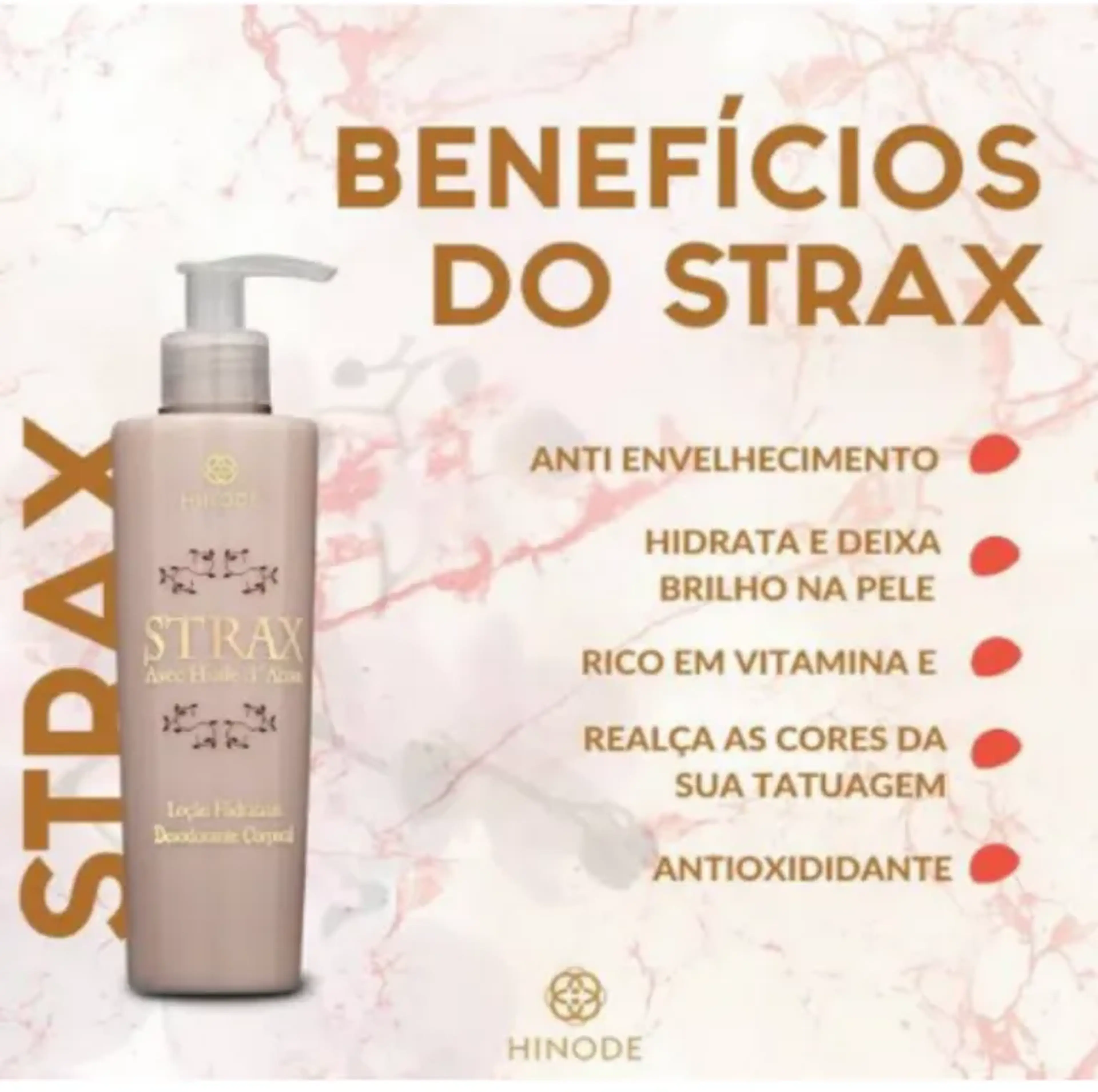 STRAX Loção Hidratante Desodorante Corporal 240 ml imagem