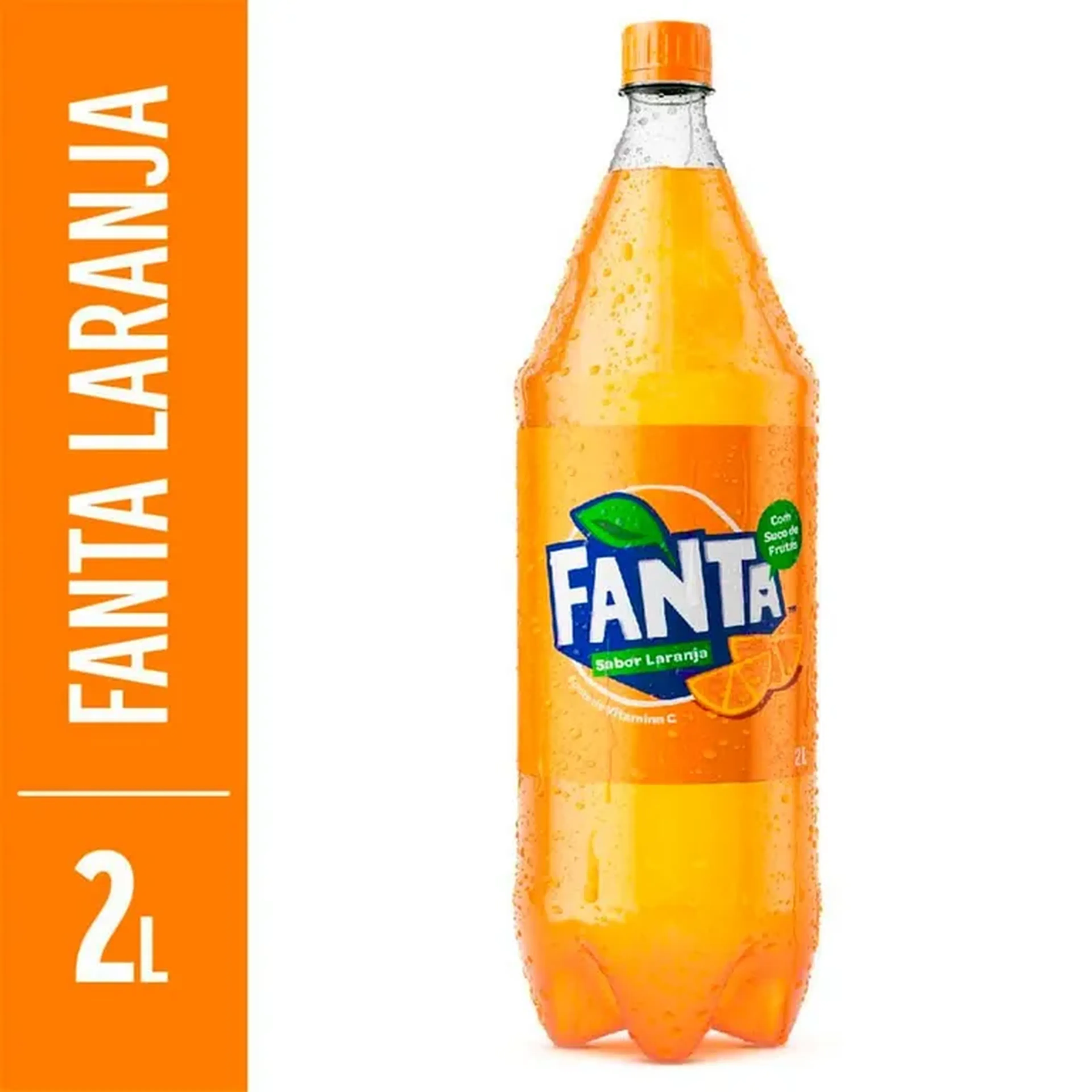 Refrigerante fanta laranja 2L gelado imagem