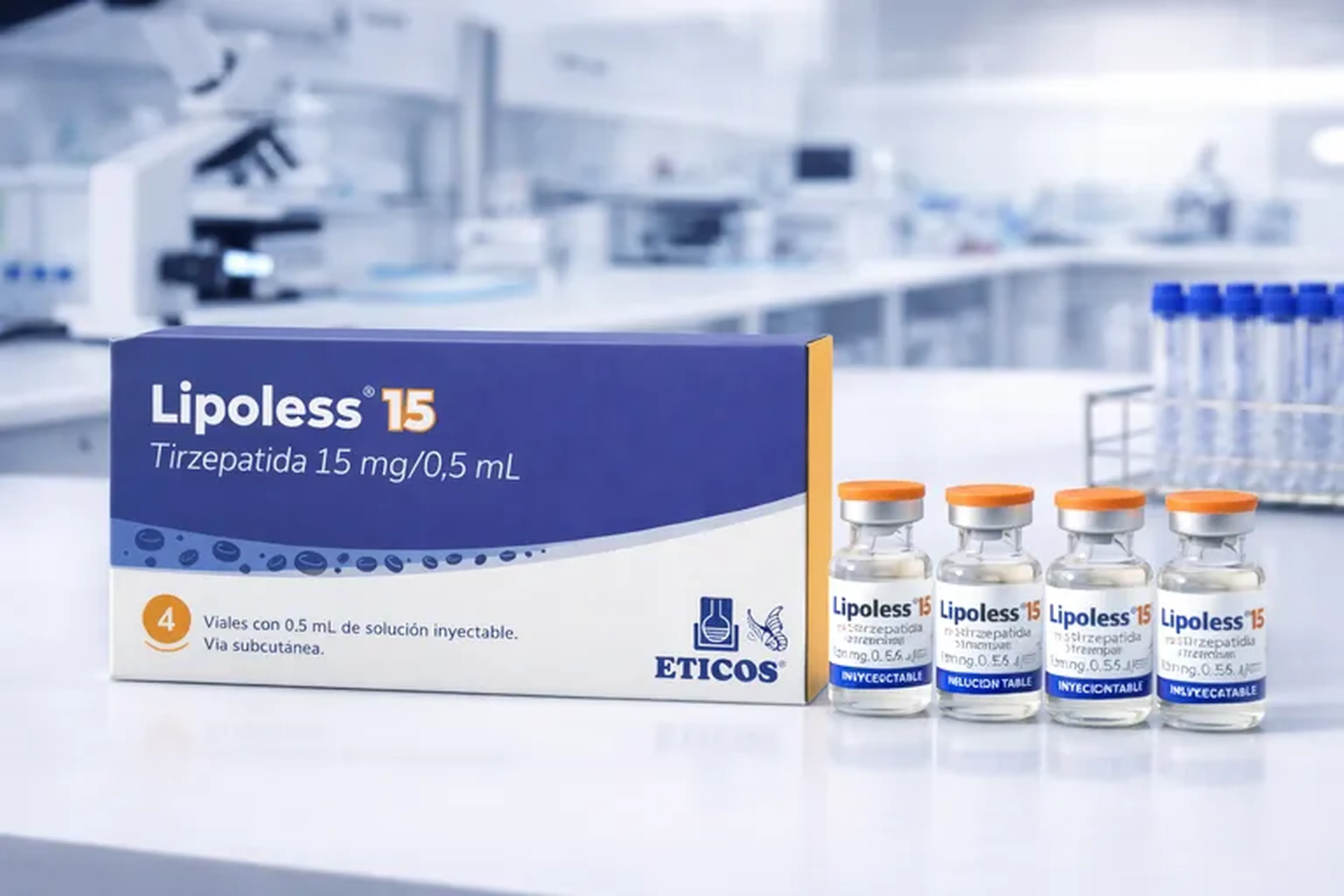 Lipoless 15 mg 4 ampolas imagem