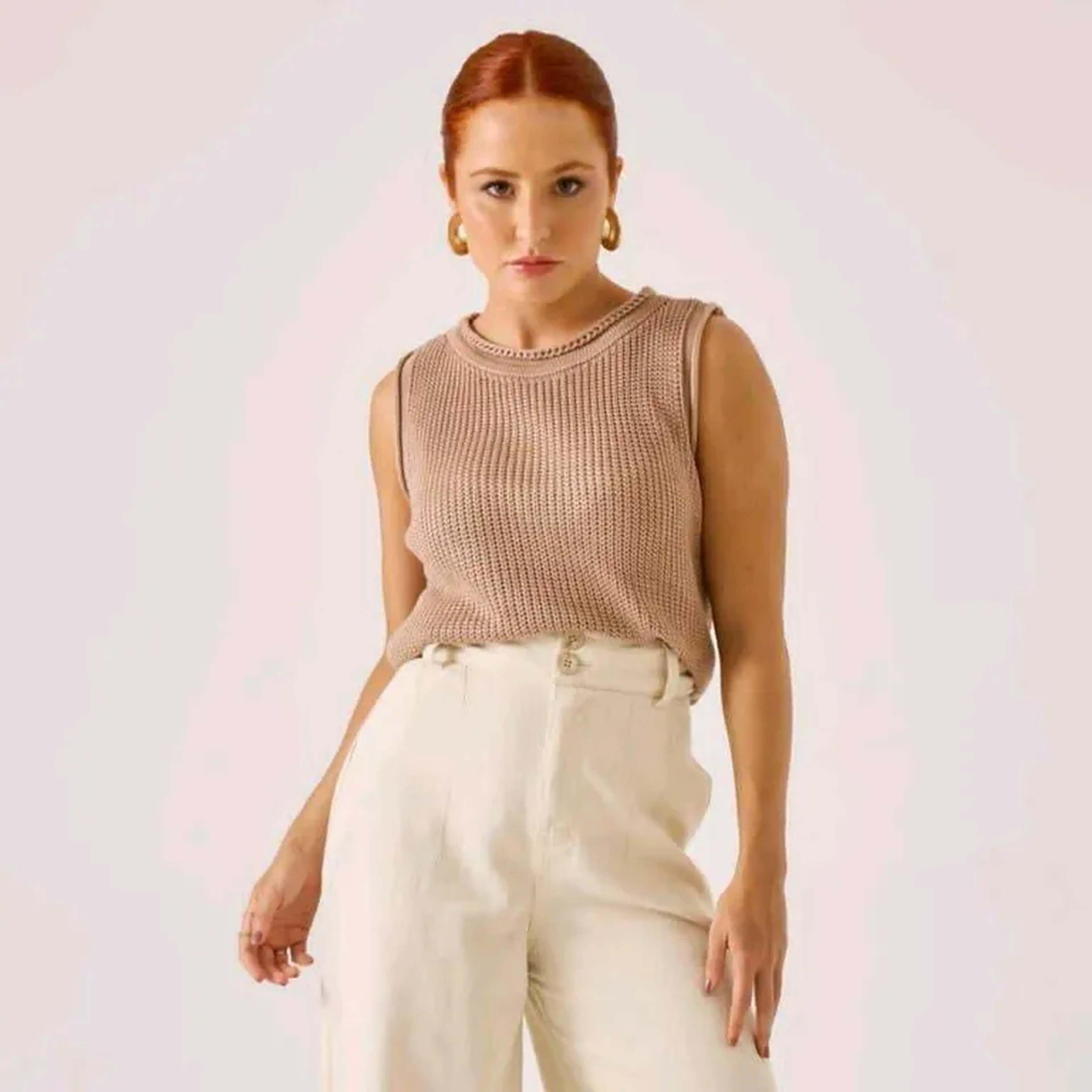 Cropped de tricot imagem