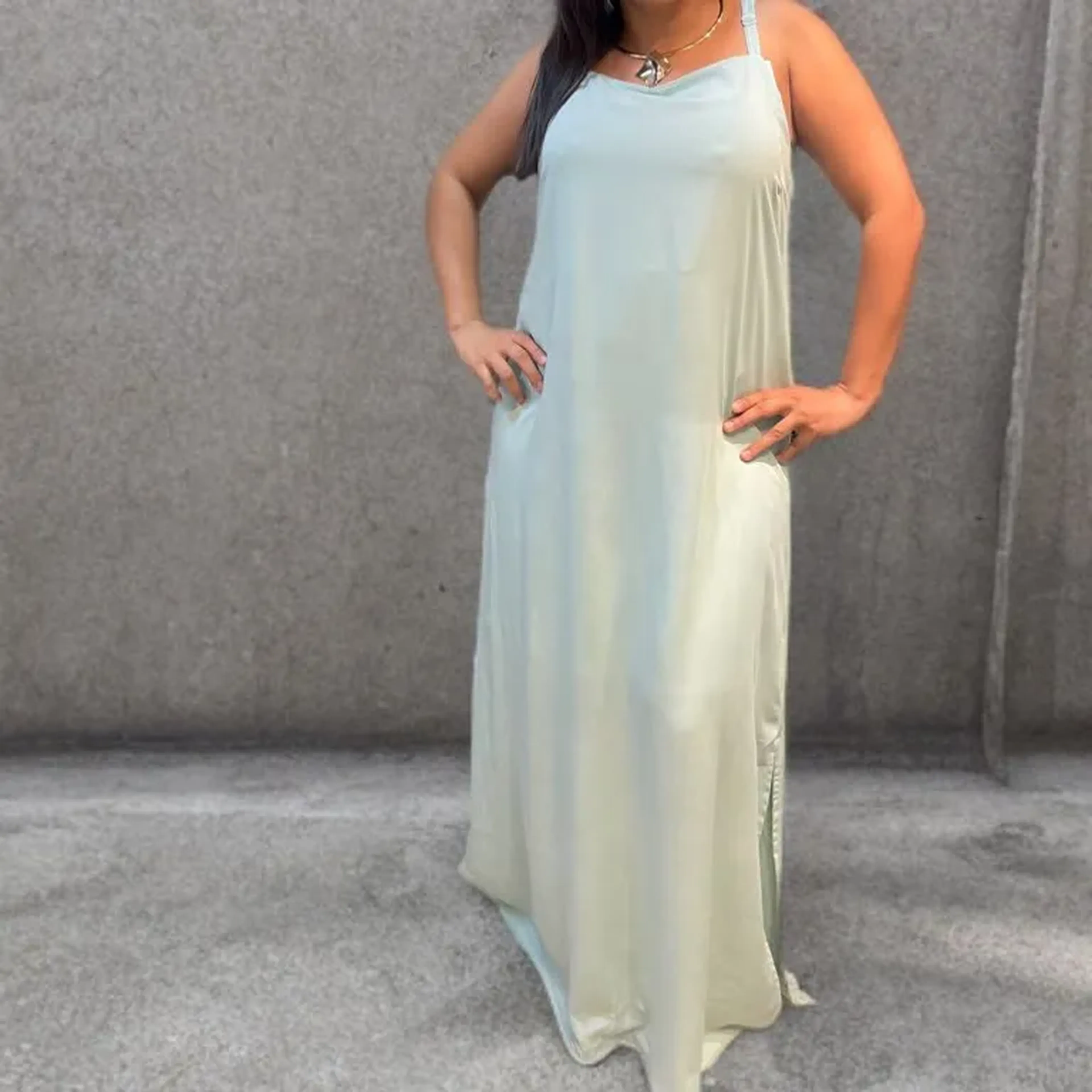 vestido longo Heleninha imagem