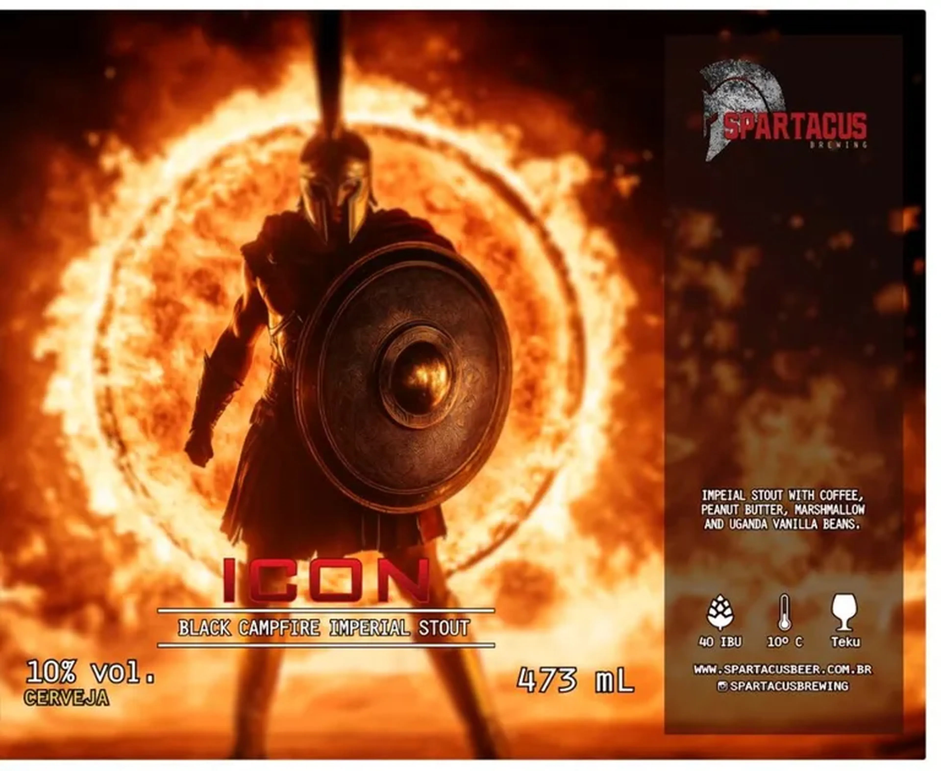 ICON BLACK CAMPFIRE imagem