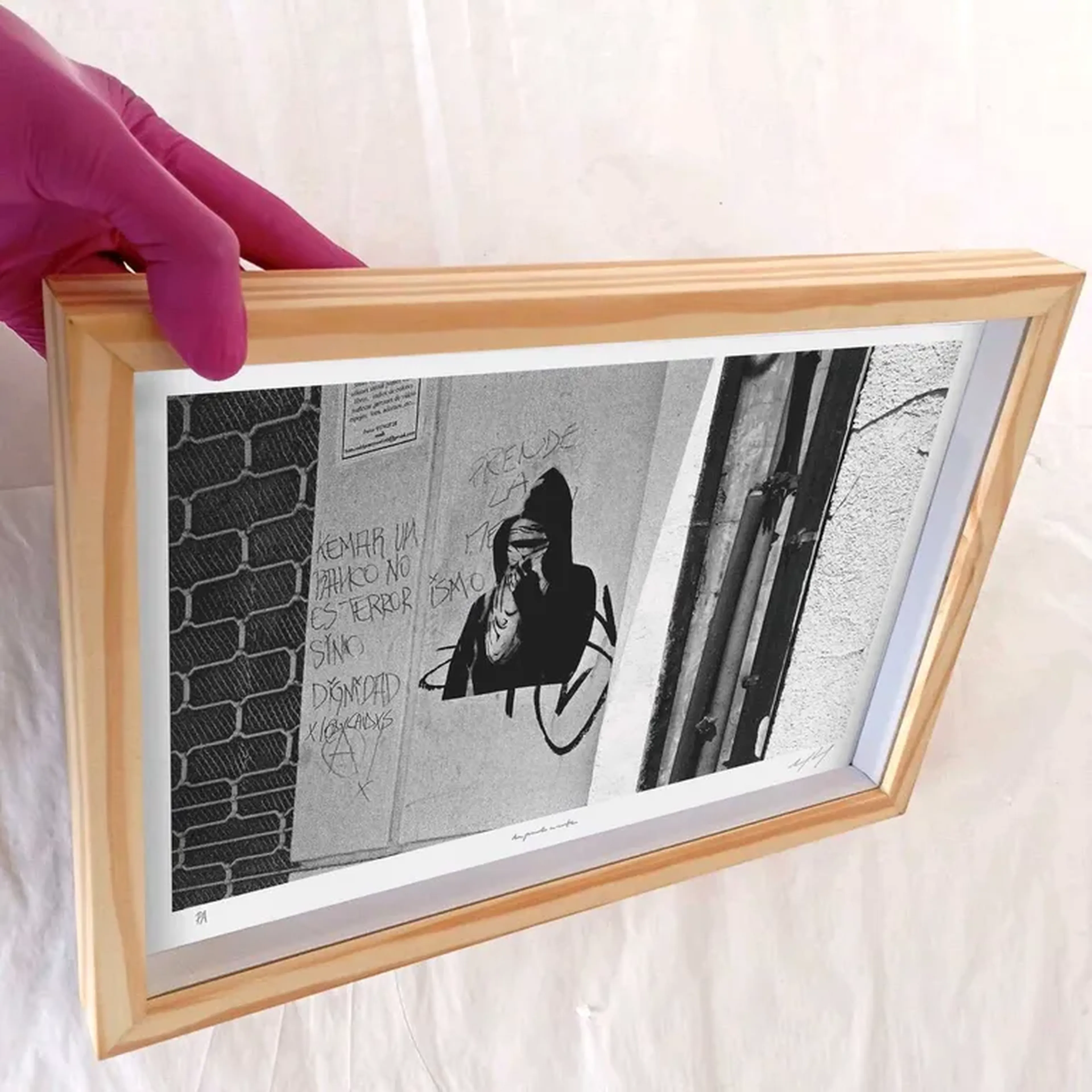 Palávoras - Dignidad - 21x30 cm moldura alta imagem