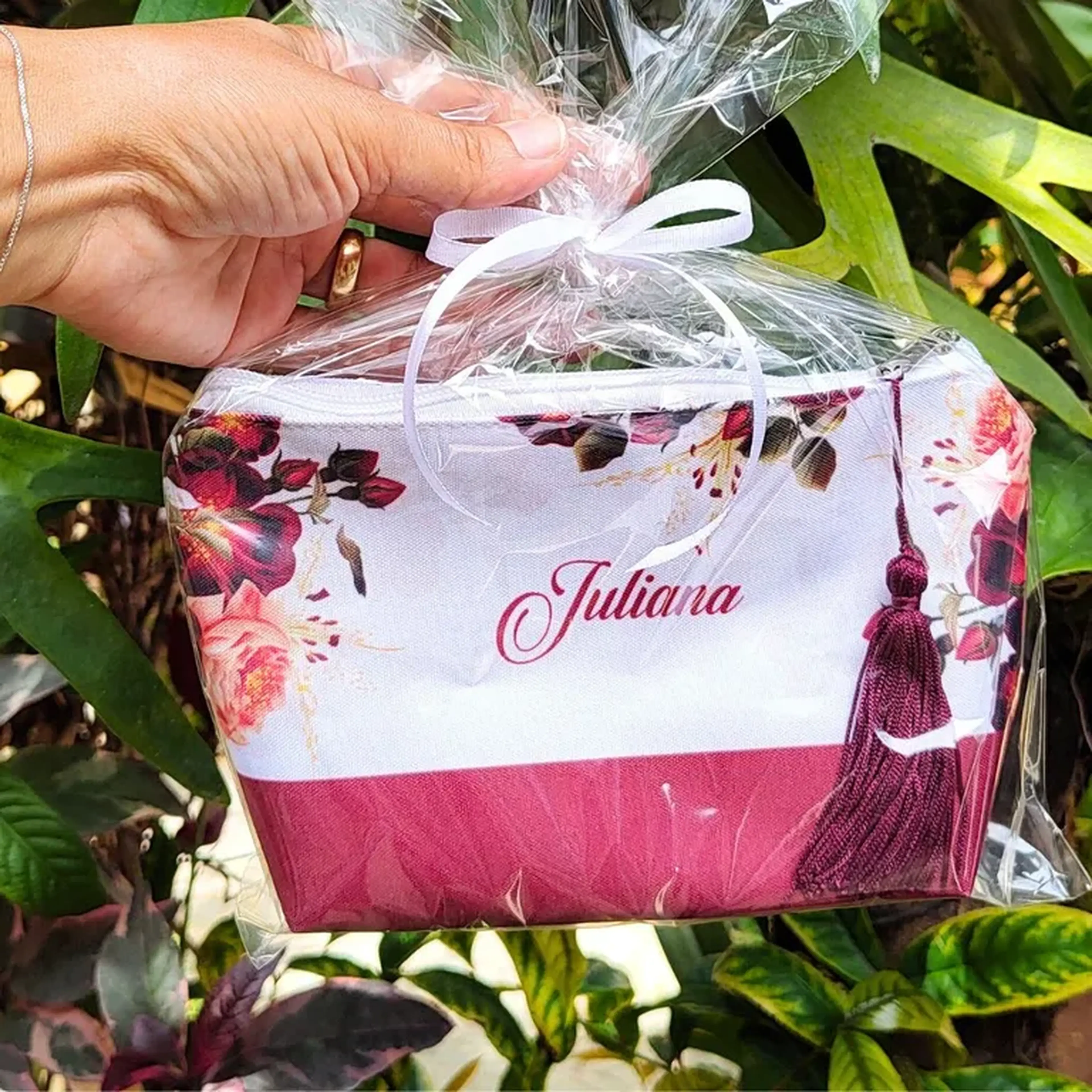 NECESSAIRE CARTEIRA COM TASSEL imagem