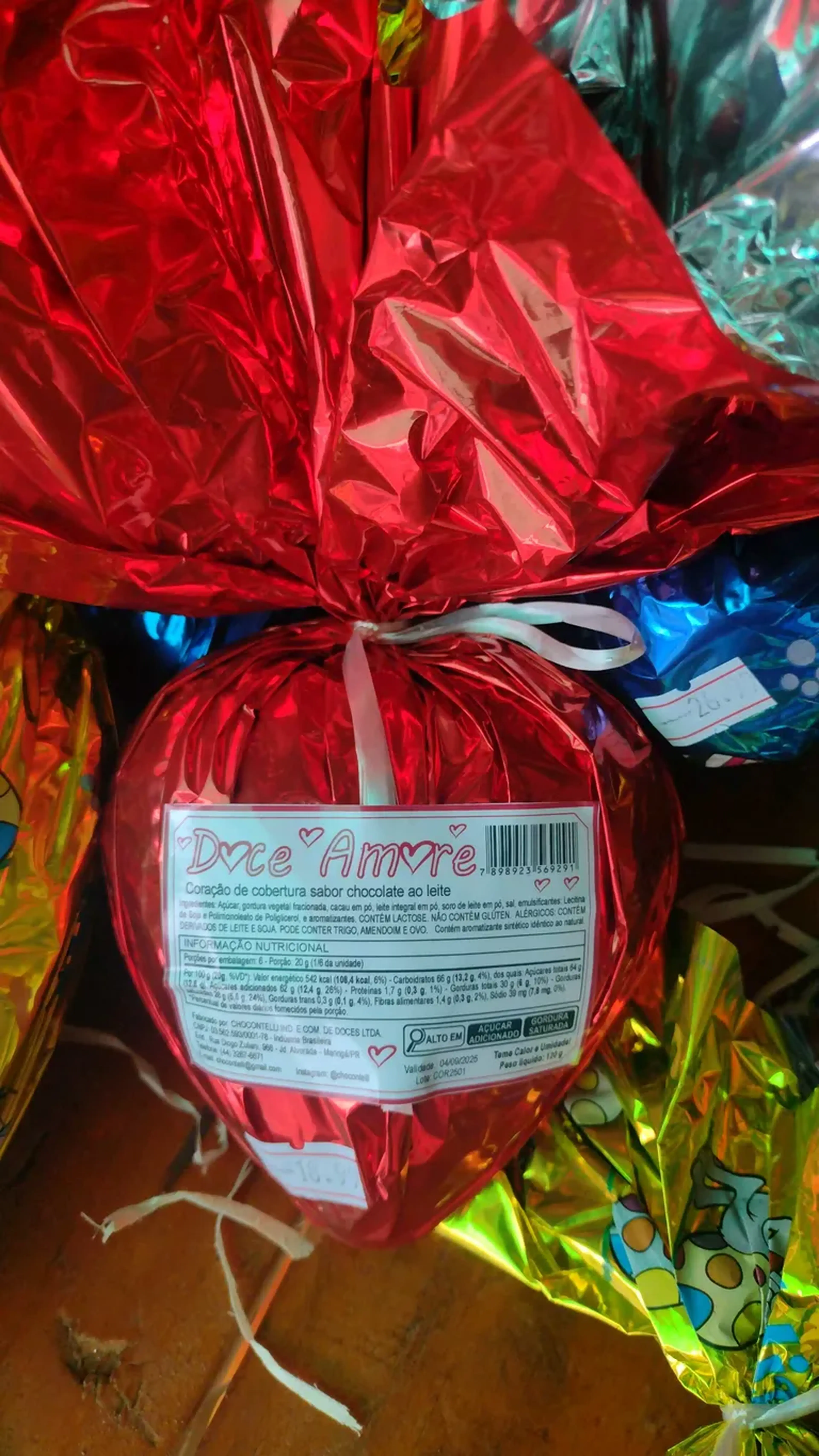 Ovos de Páscoa - Coração Doce Amore 120g imagem