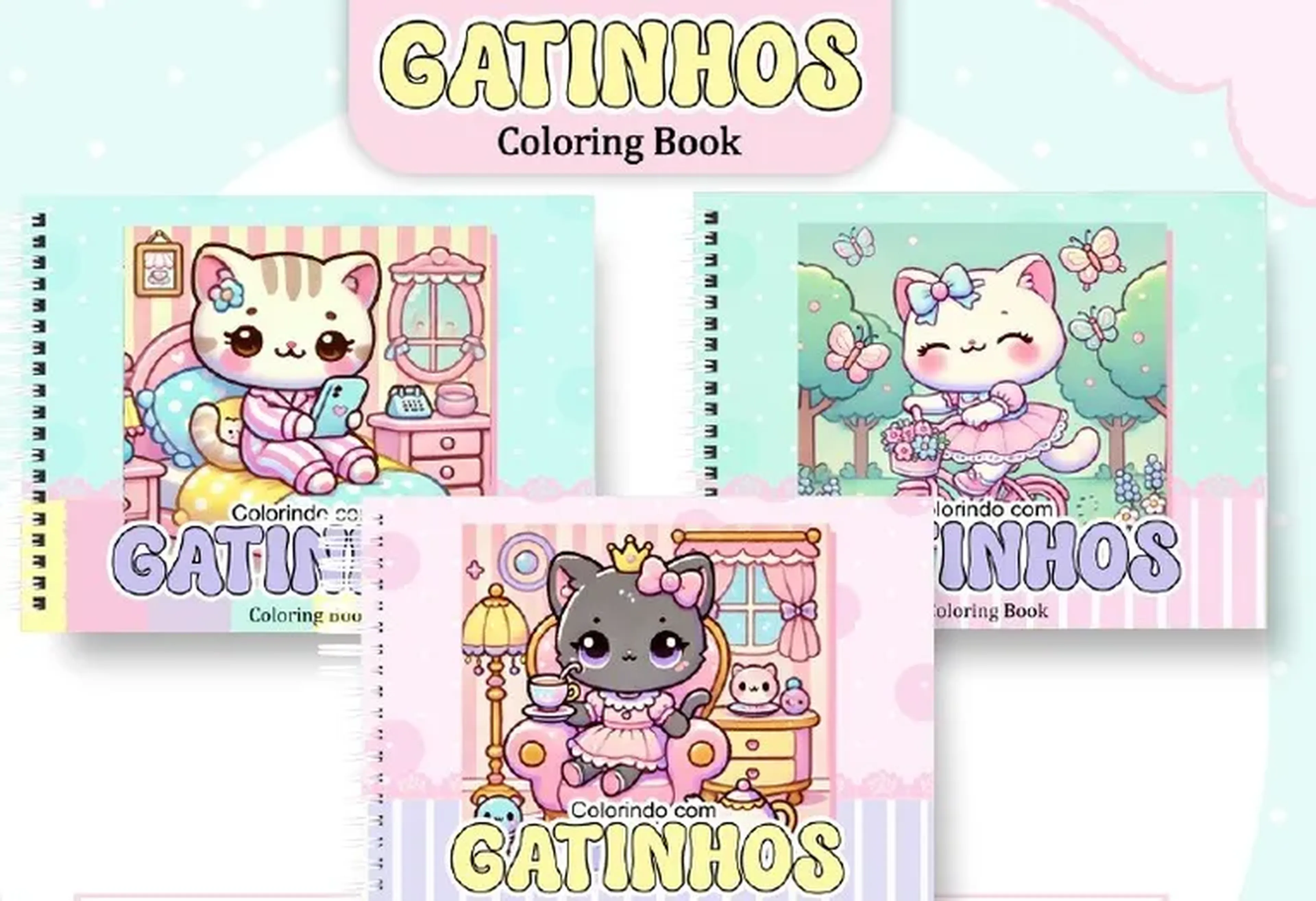 Colorindo Gatinhos imagem