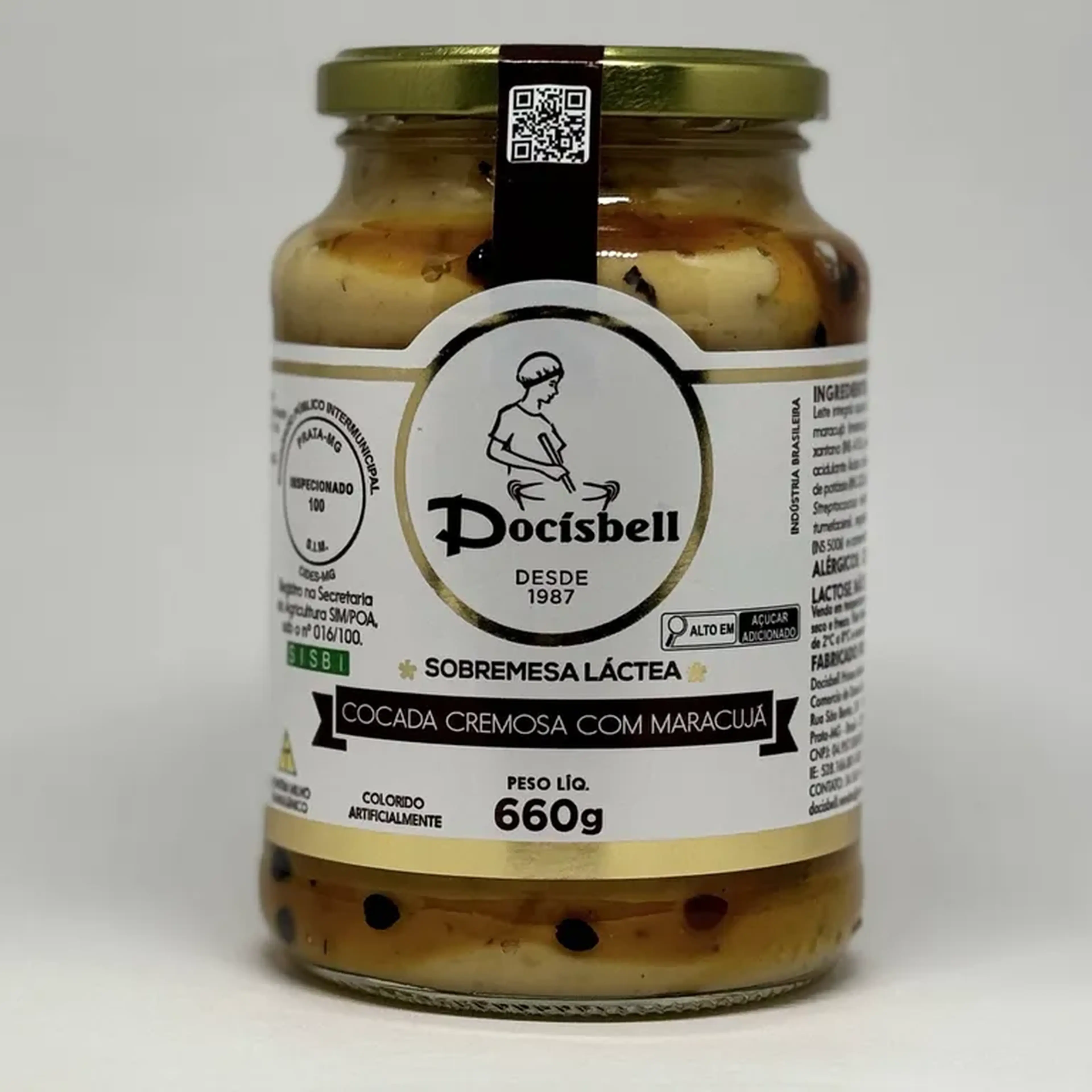 Cocada Cremosa com Maracujá imagem