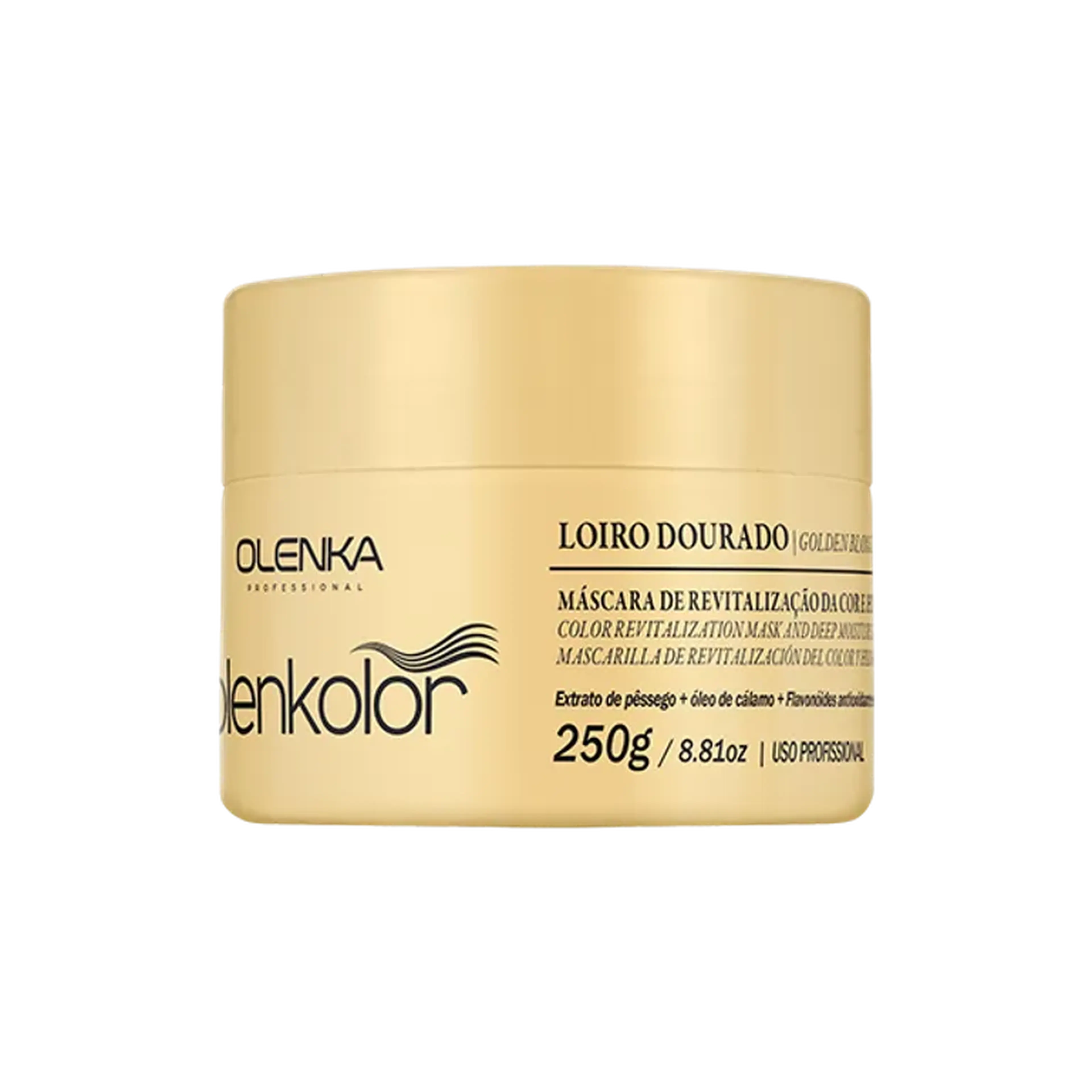 Máscara de Revitalização Loiro Dourado Olenkolor 2 imagem