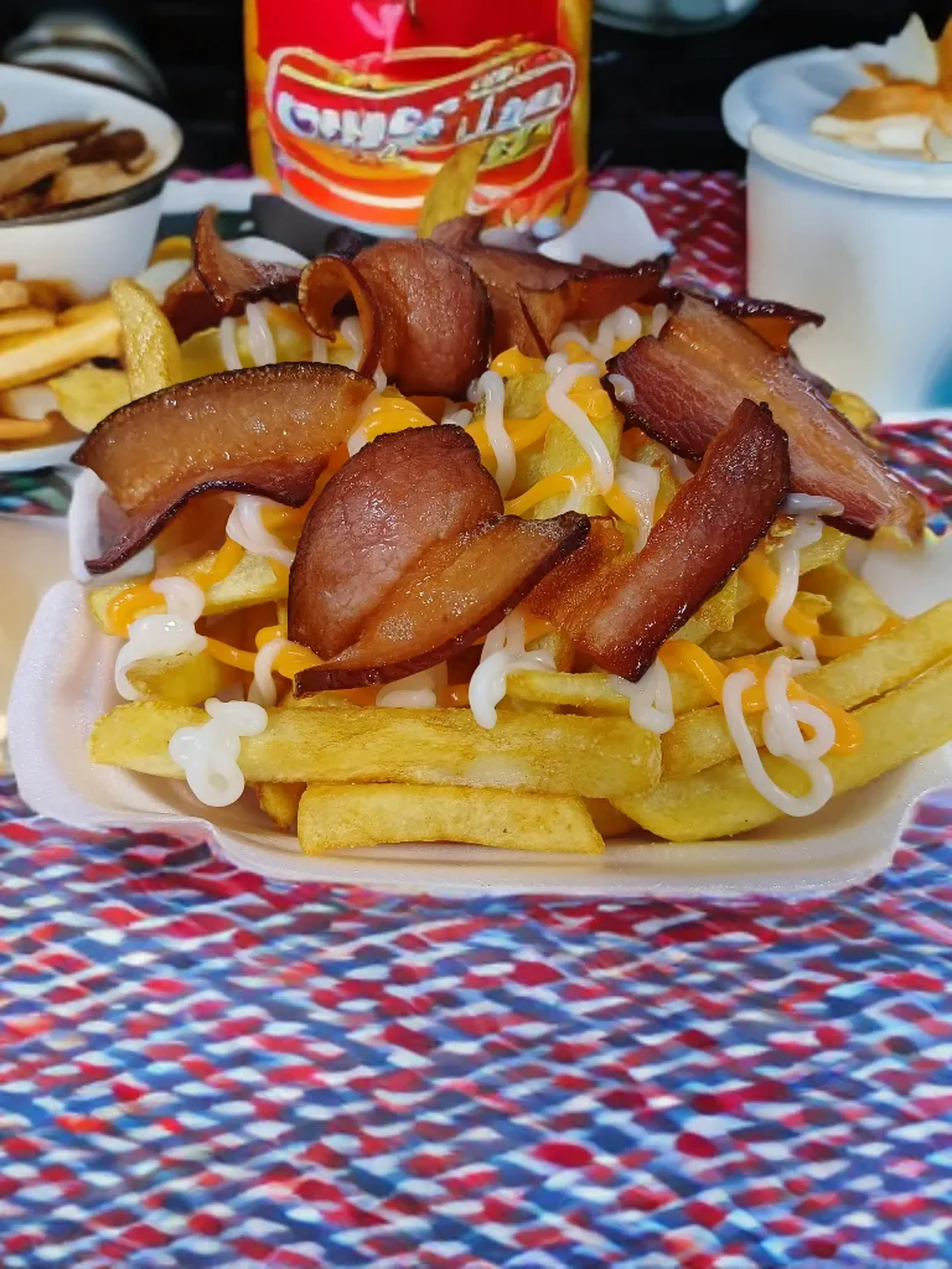Batata Frita Cheddar Bacon imagem