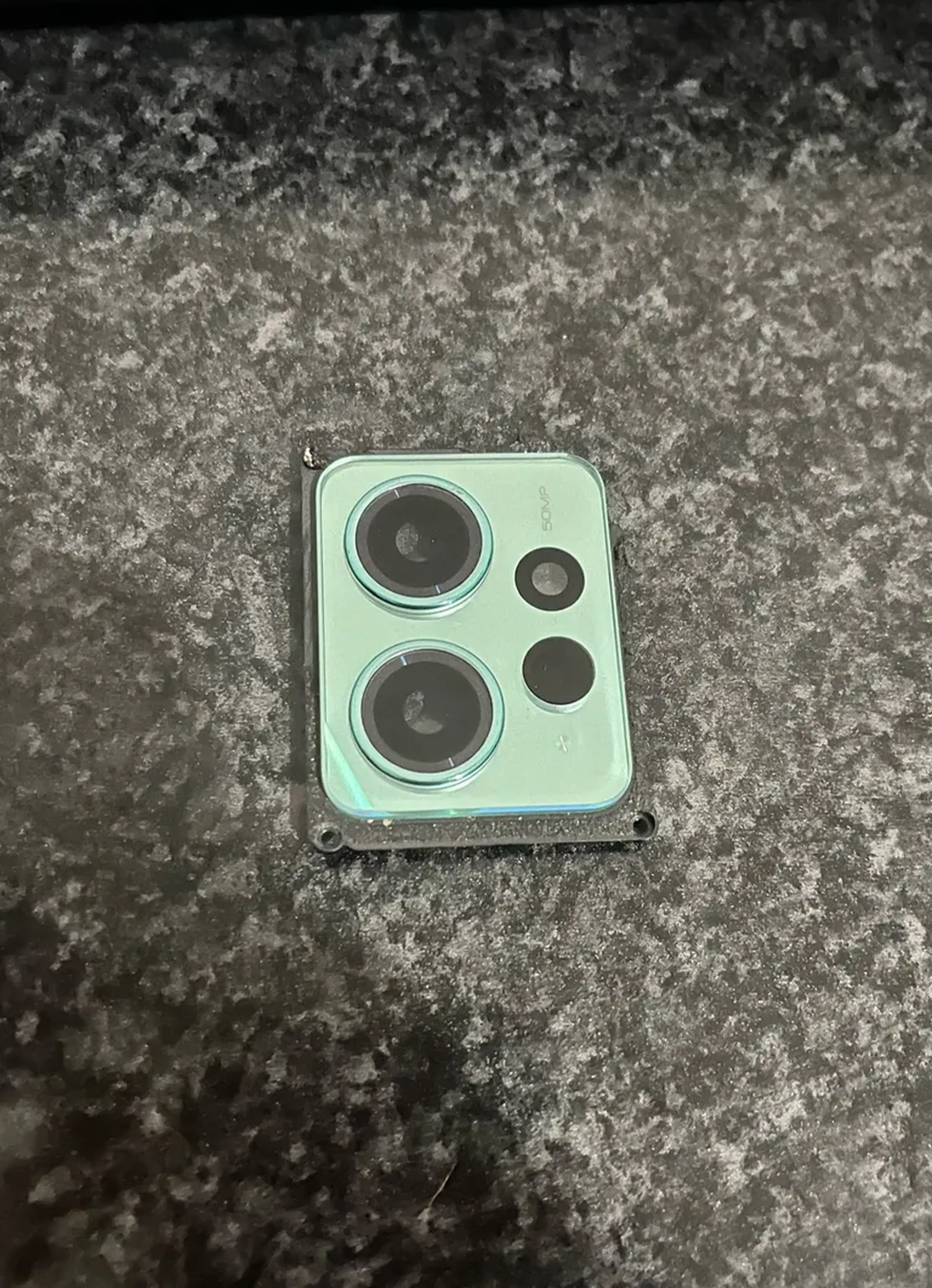 Lente Verde Vidro Câmera Com Moldura Aro Para Redmi Note 12 imagem