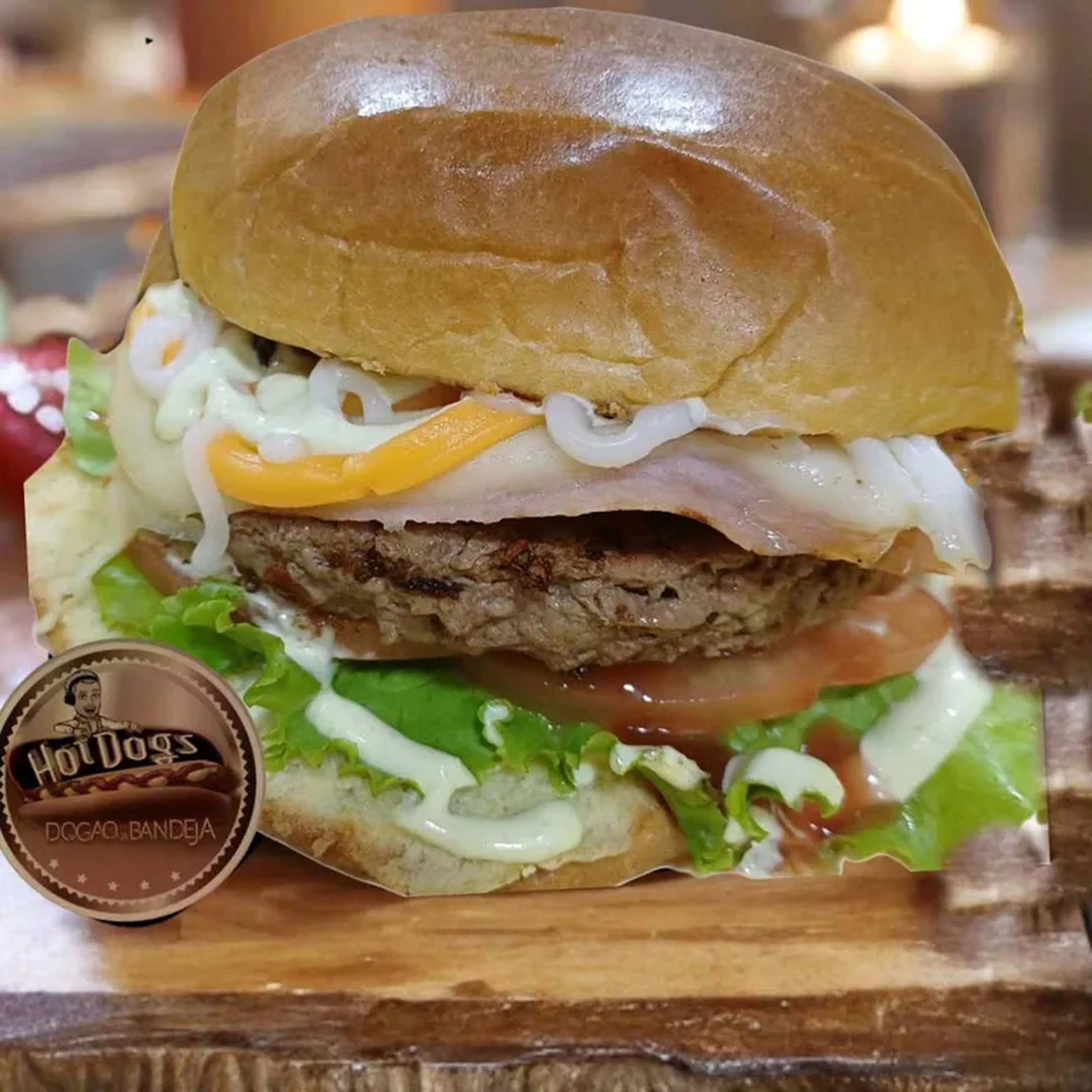 X-bacon artesanal imagem