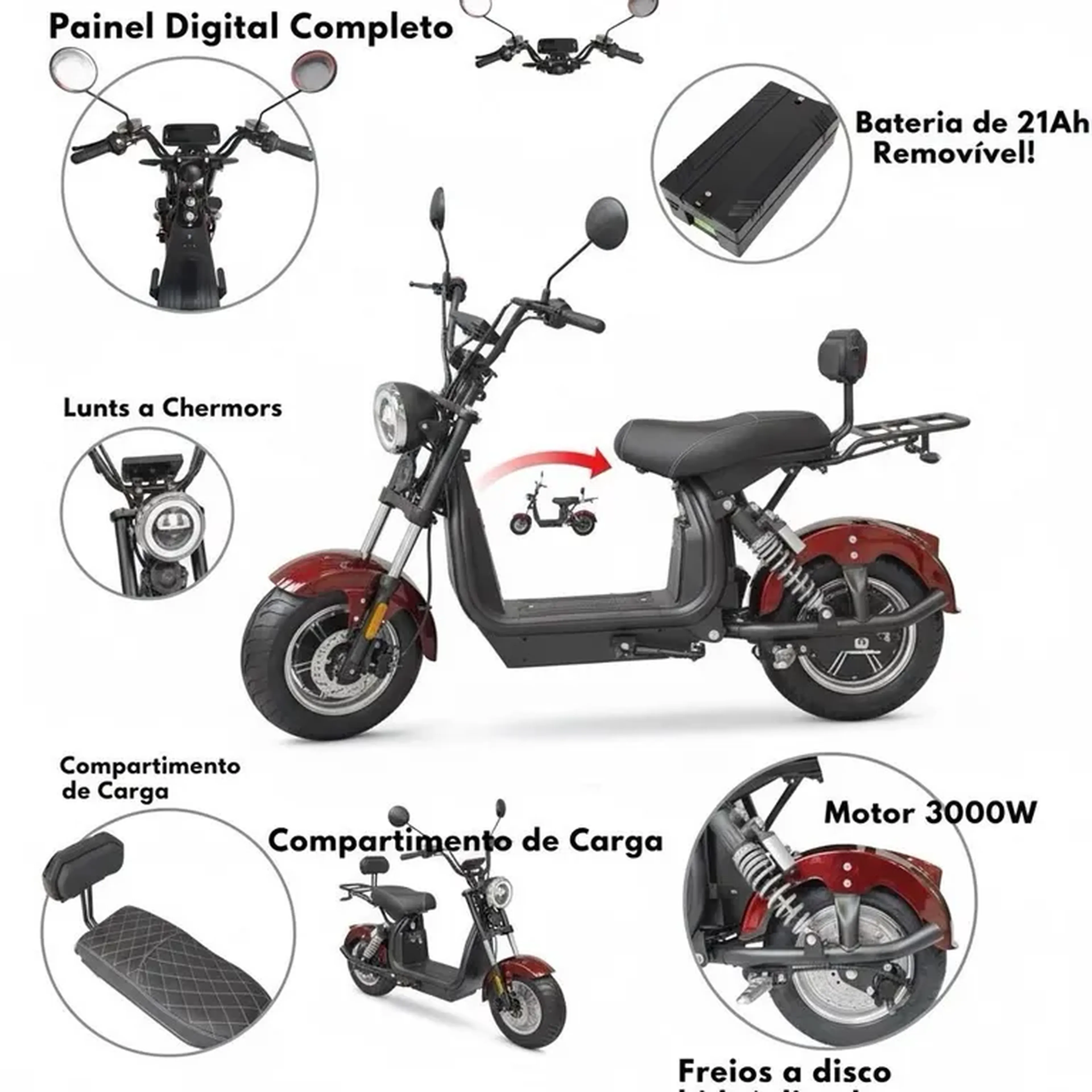 Scooter Elétrica X11 imagem