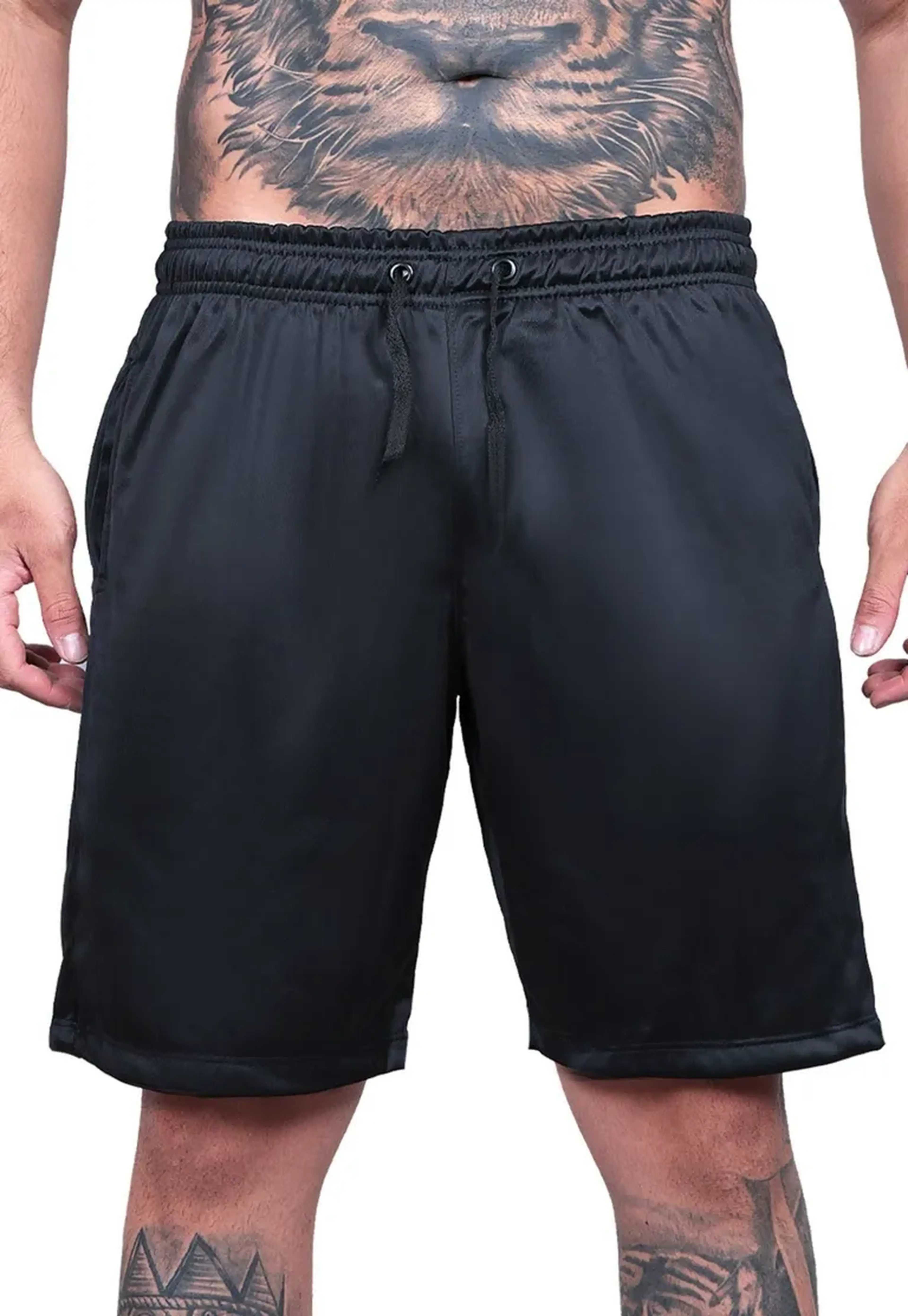 Bermudas Chimpa:Símbolo Refletivo e Bolsos com Zíp imagem