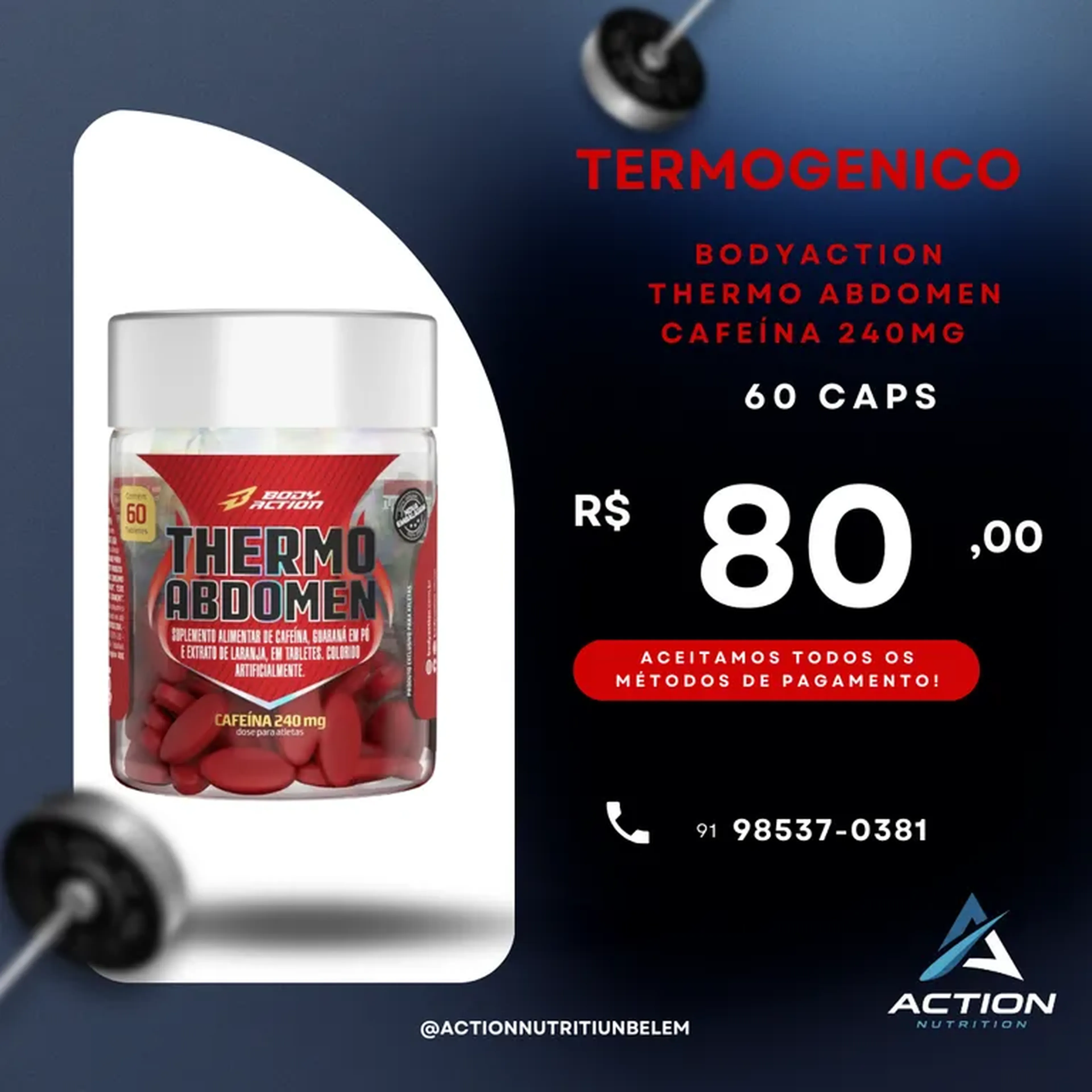 Thermo abdomen 60 caps imagem