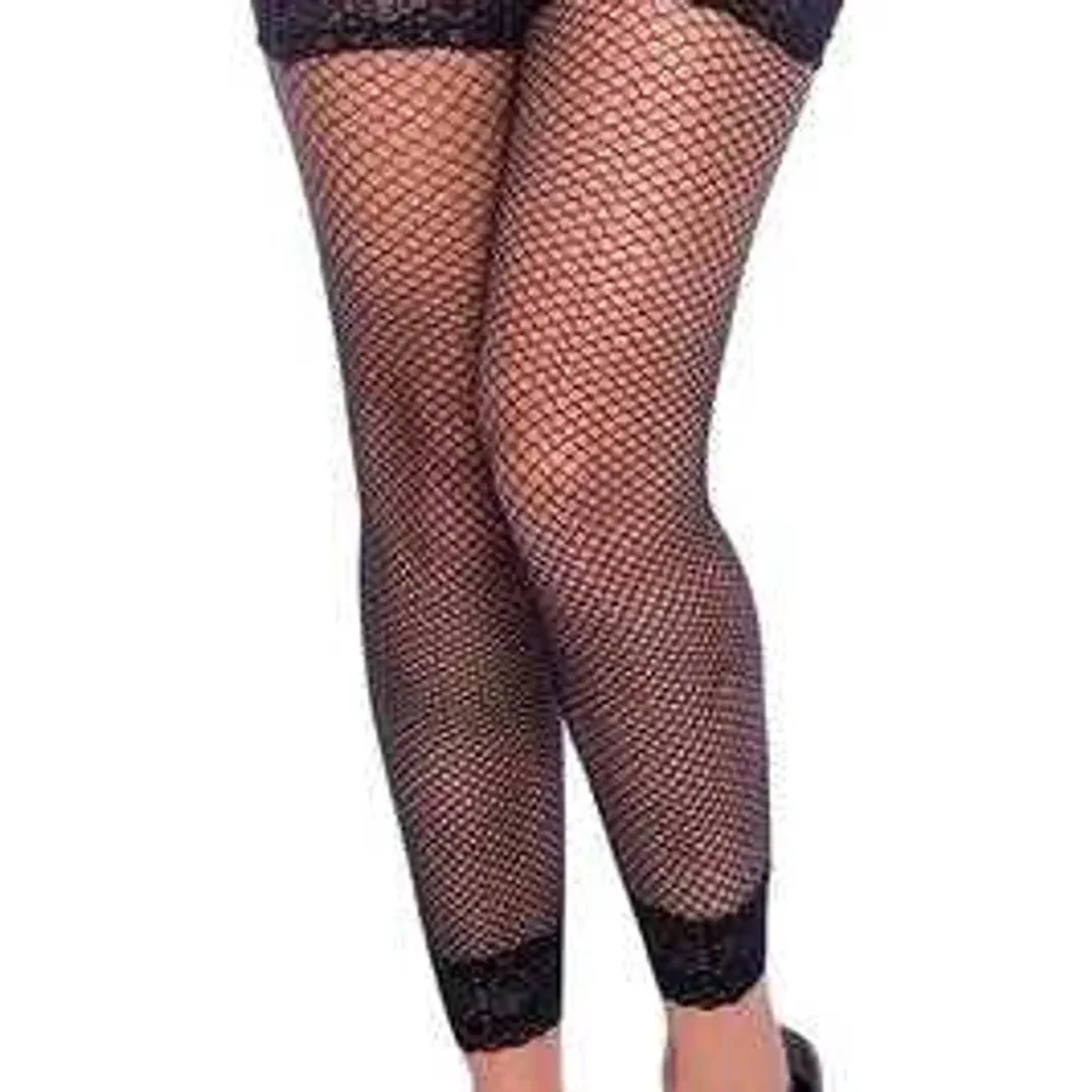 Meia arrastão sem ponta (Preta) imagem