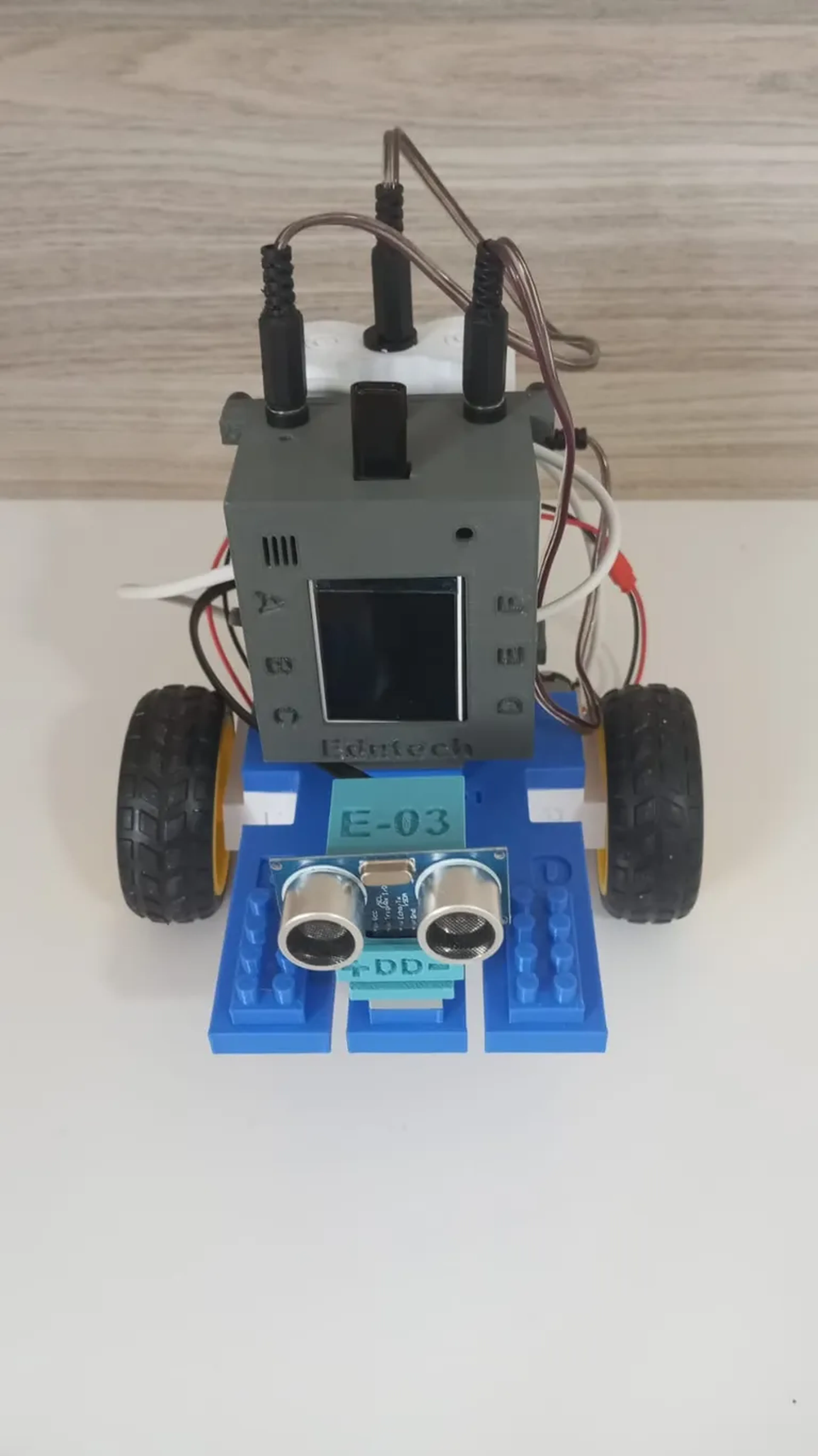 Carro Robótico Edutech Blocks imagem