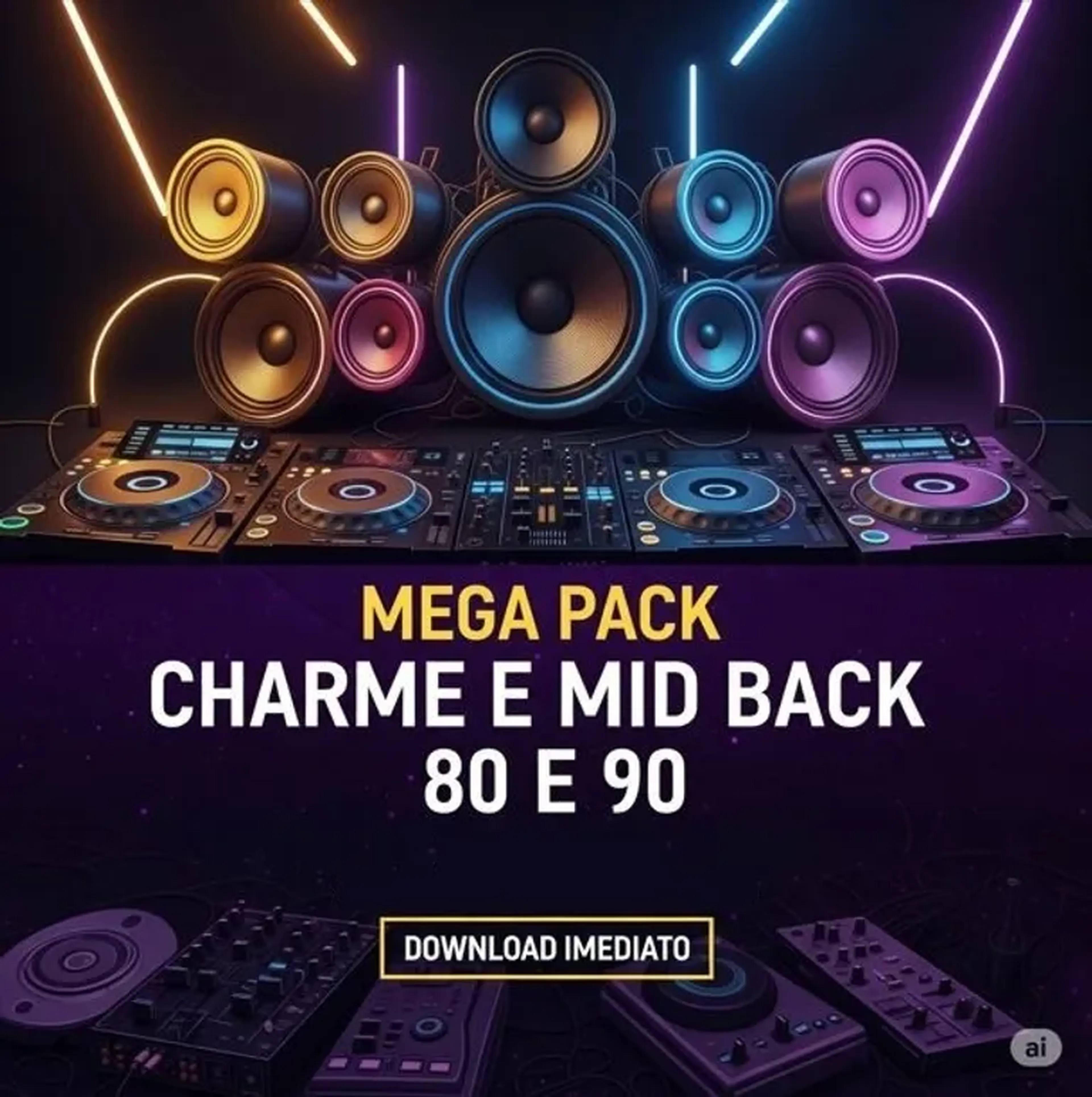 MEGA PACK CHARME E MID BACK 80 E 90 imagem