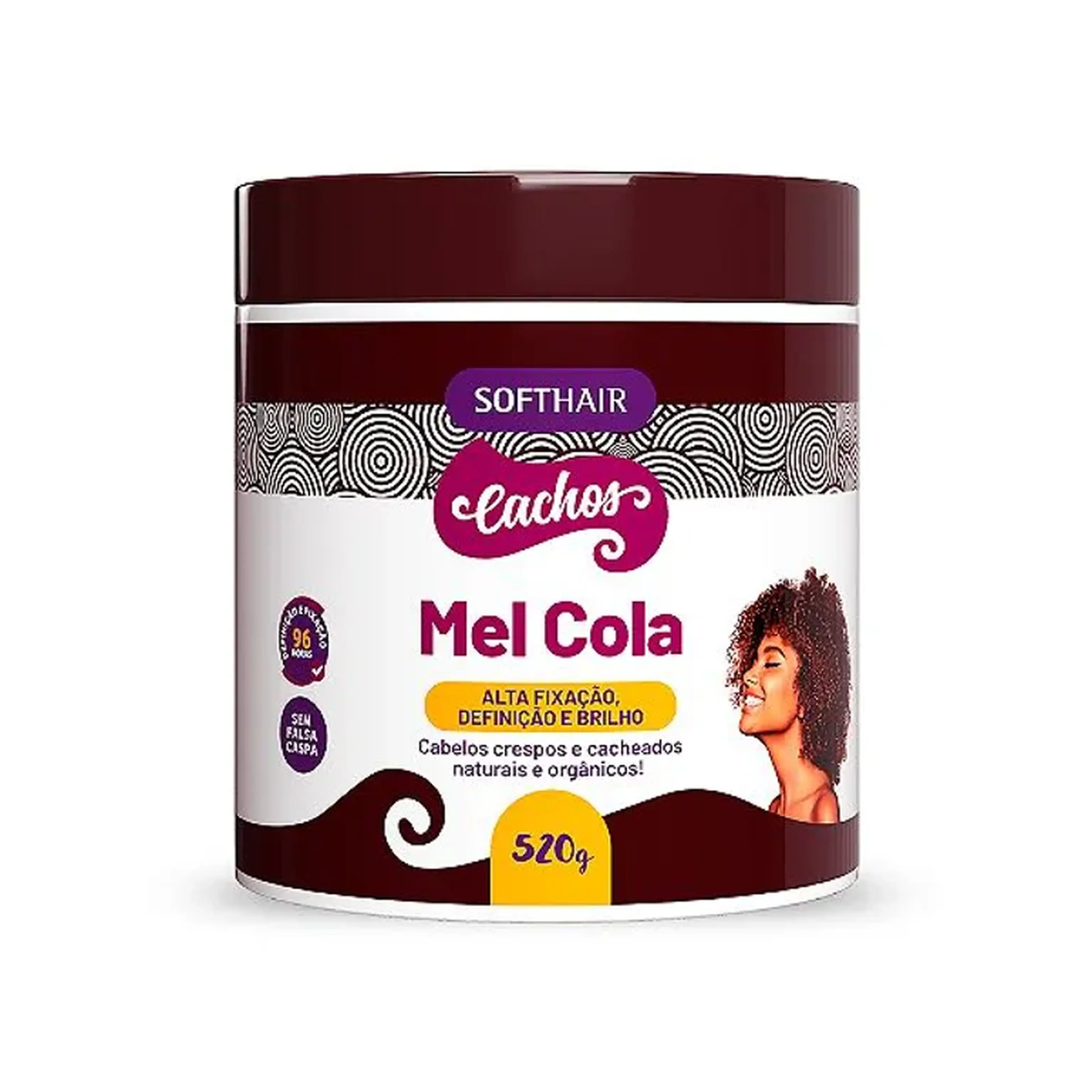 Gelatina Mel Cola Cachos Soft Hair 520g imagem