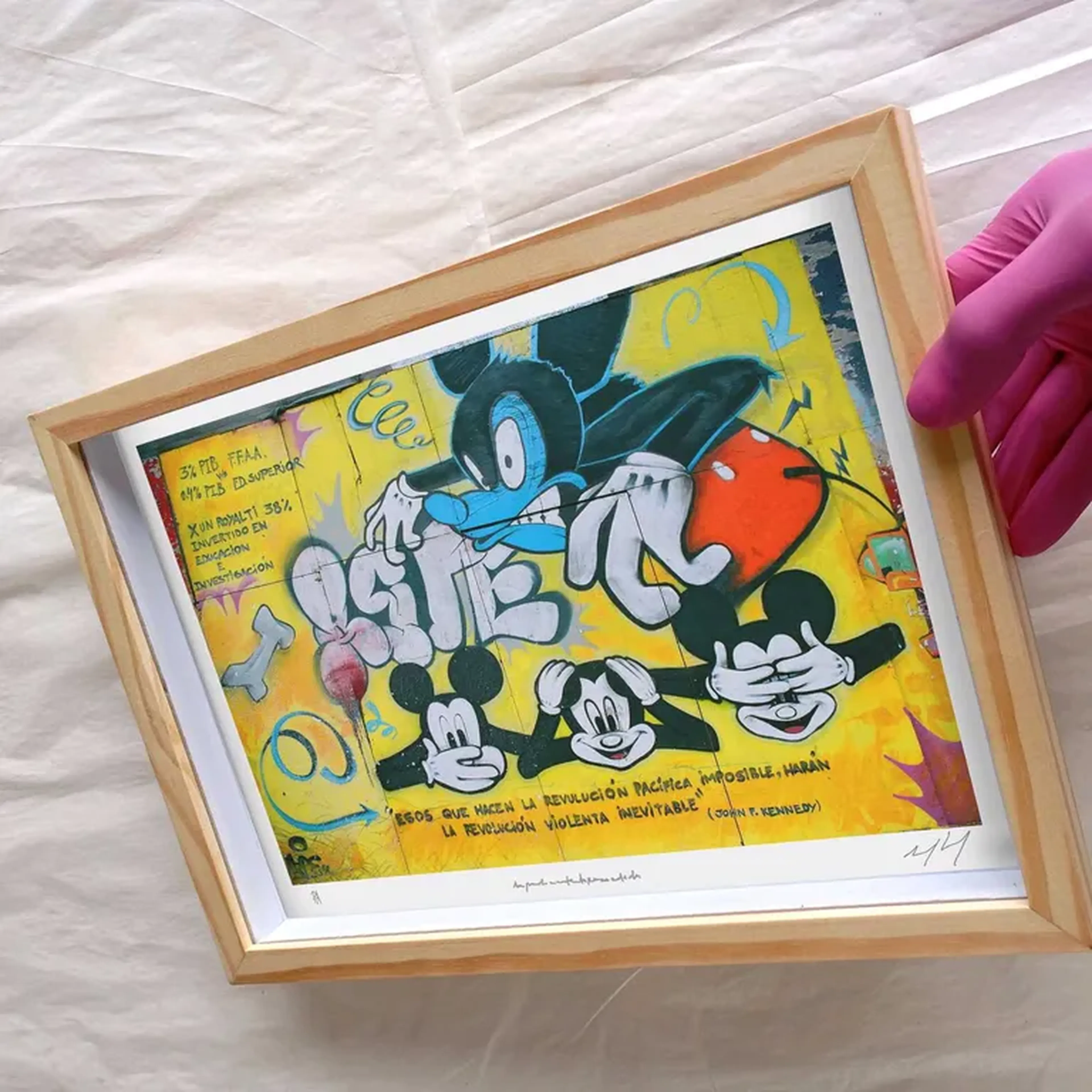 Palávoras - Pacífica - 21x30 cm moldura alta imagem