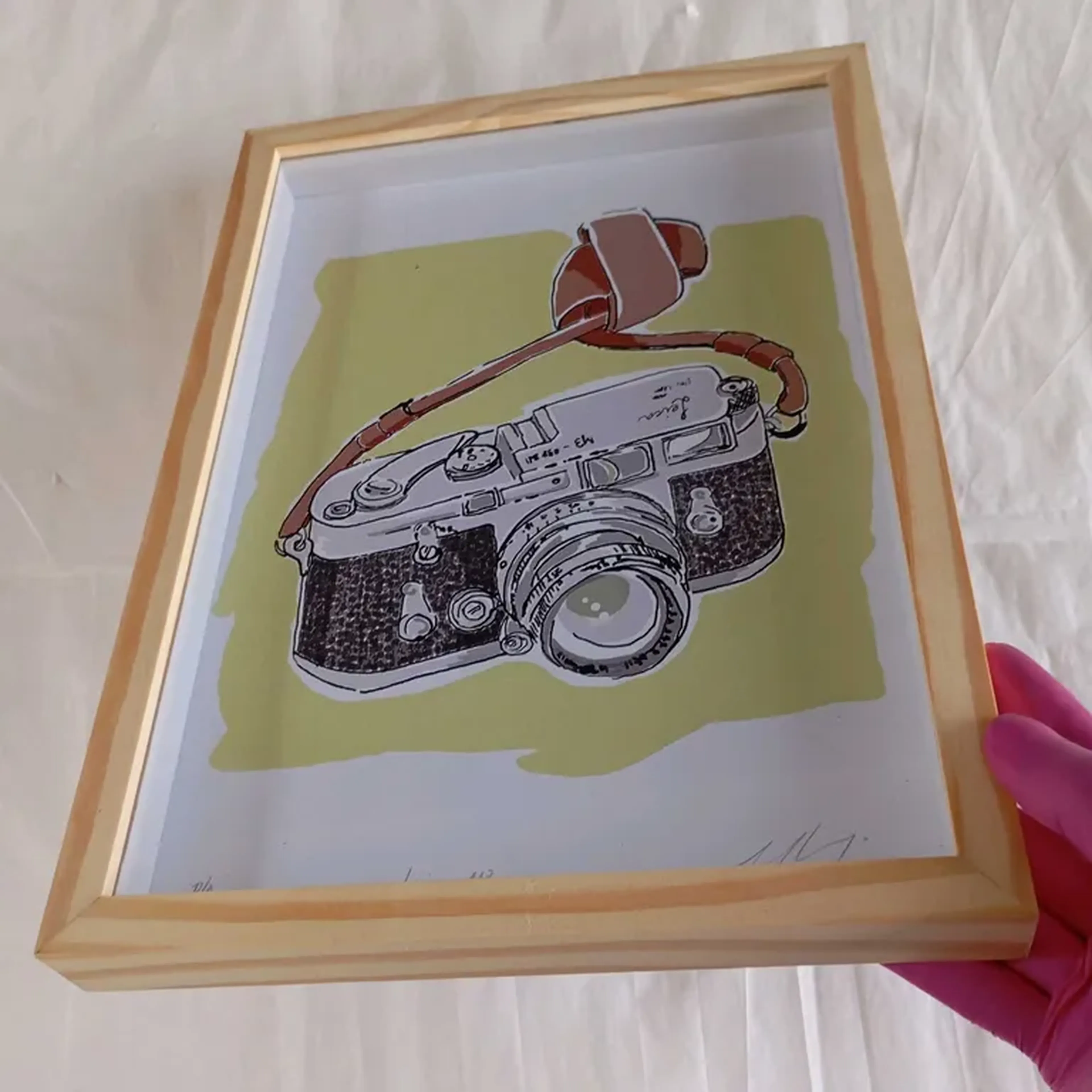 We Love Cameras - Leica M3 - 21x30 cm moldura alta imagem