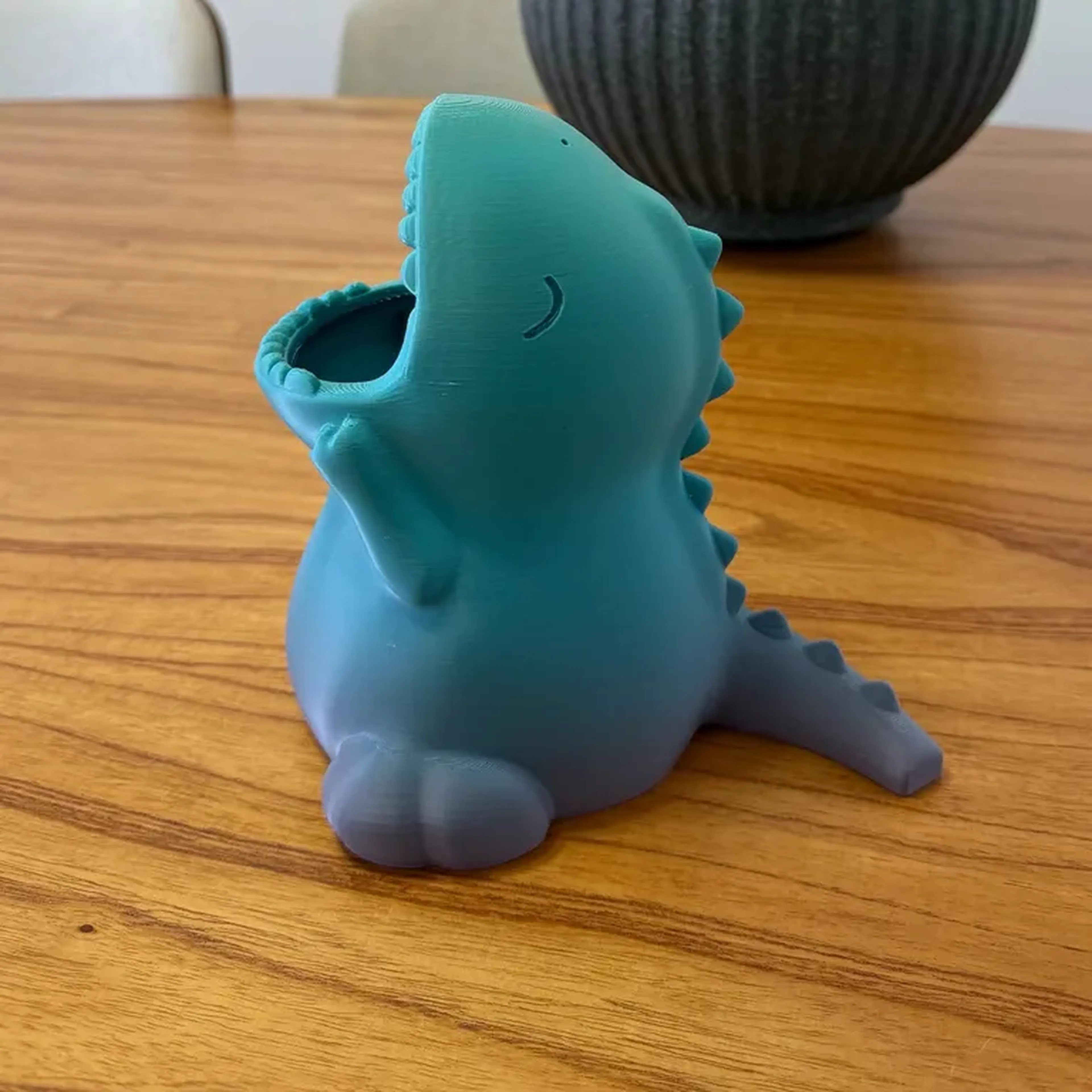 Porta lápis dinossauro imagem