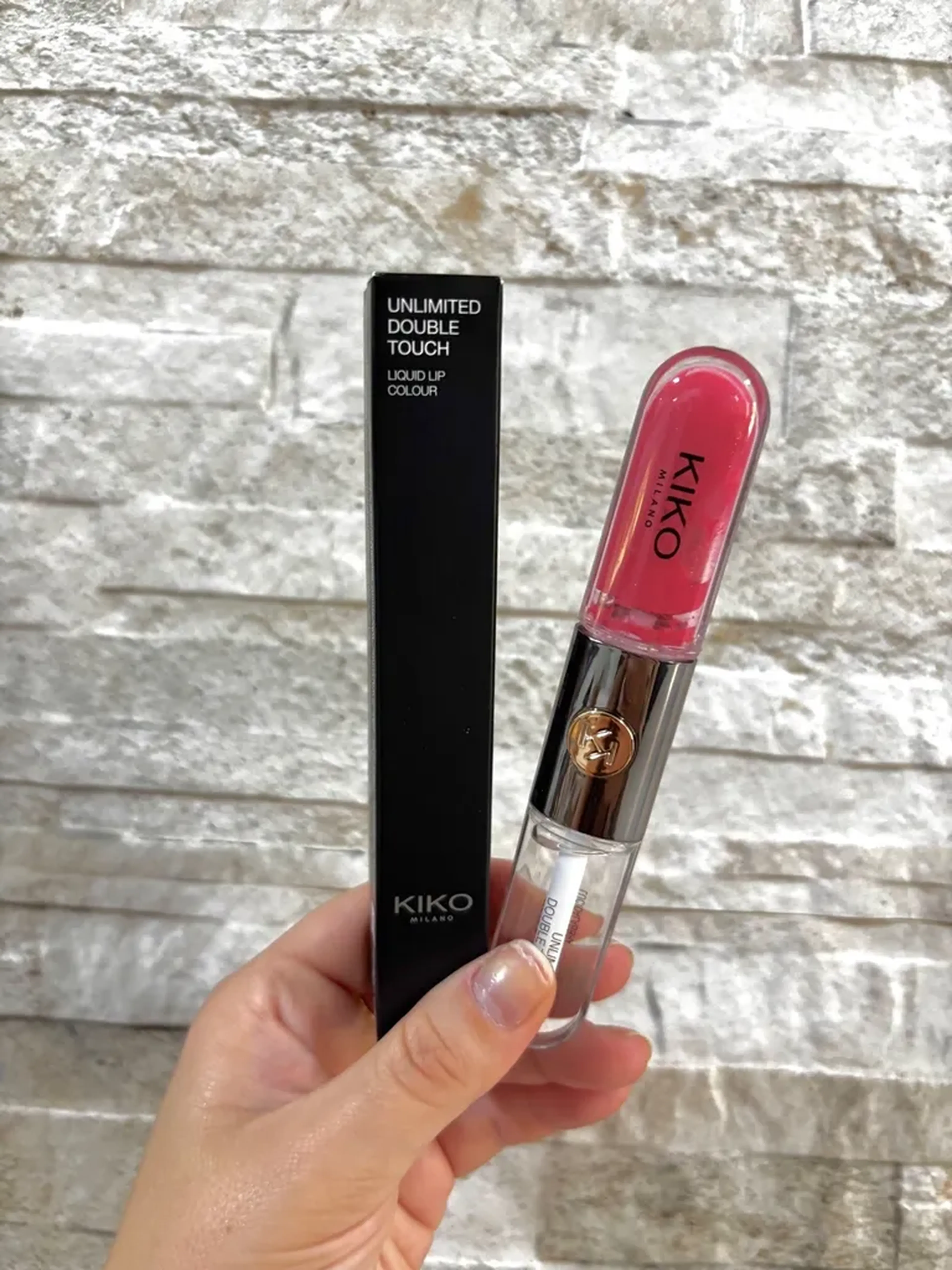 KIKO MILANO Unlimited Double Touch Batom 110 Spicy Rose + Gloss imagem