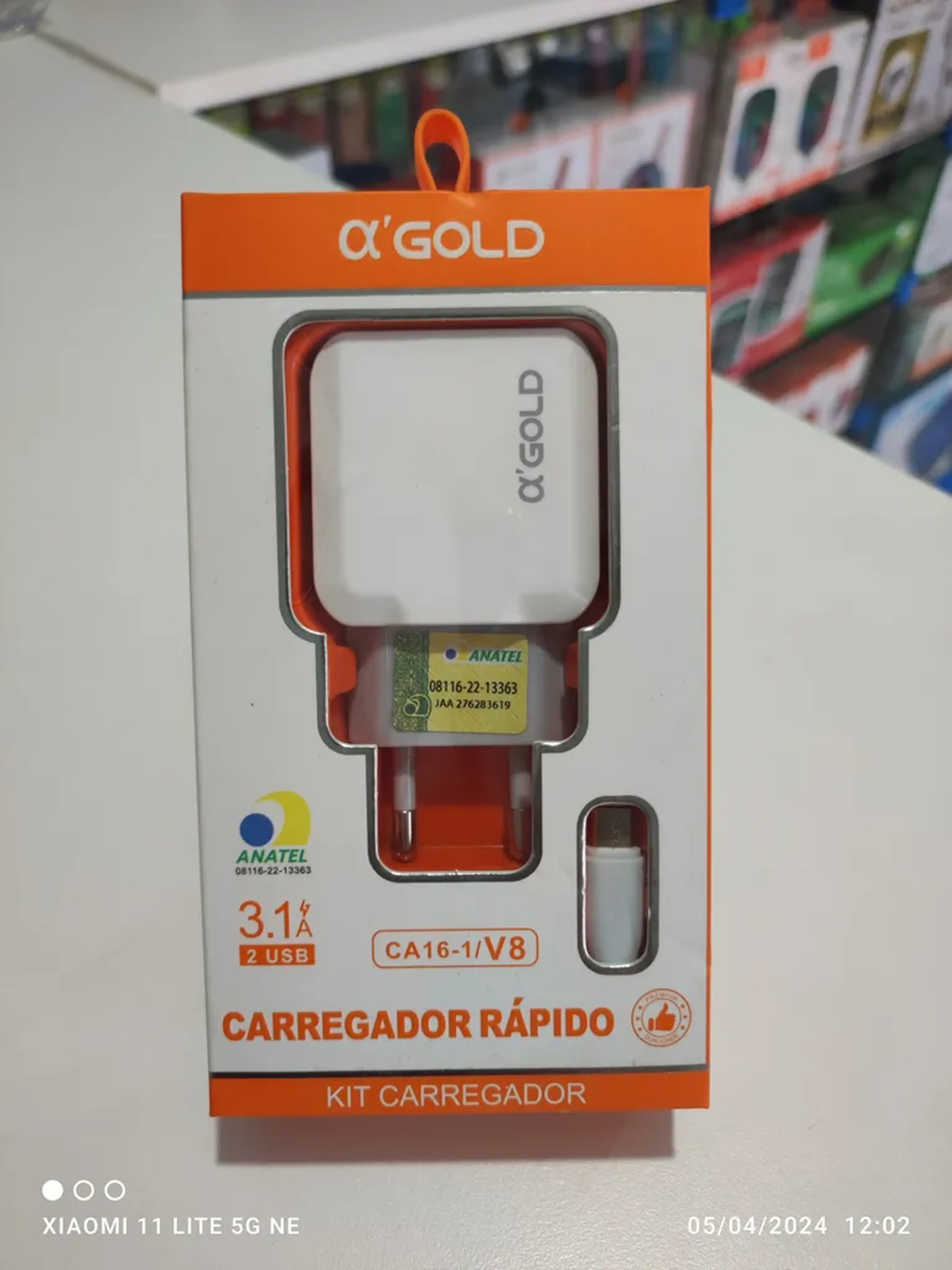 carregador Gold 3.1 cabo usb imagem