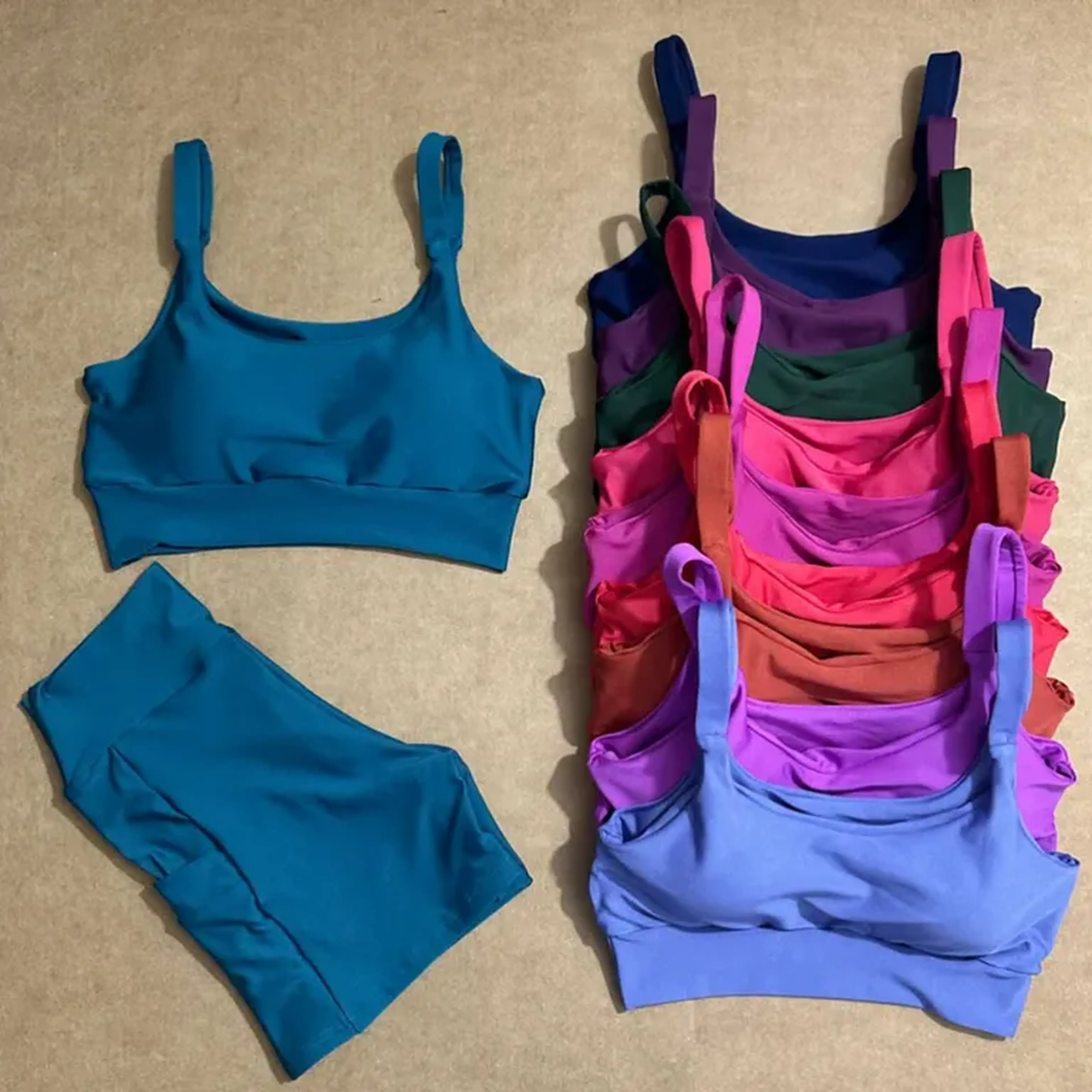 CONJUNTO TOP + SHORT BÁSICO imagem