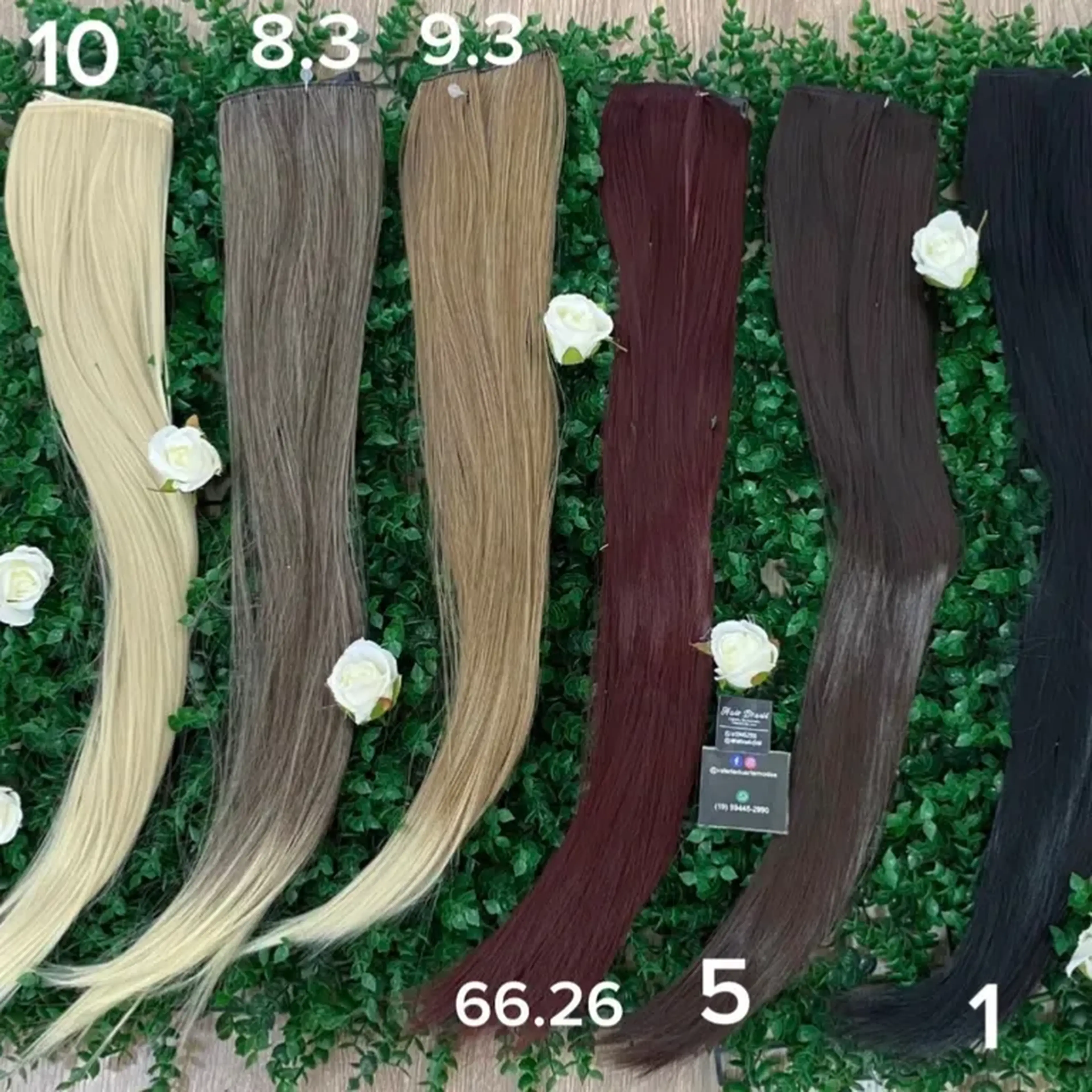 Mega Hair loiro Claro (10) -50,60cm imagem