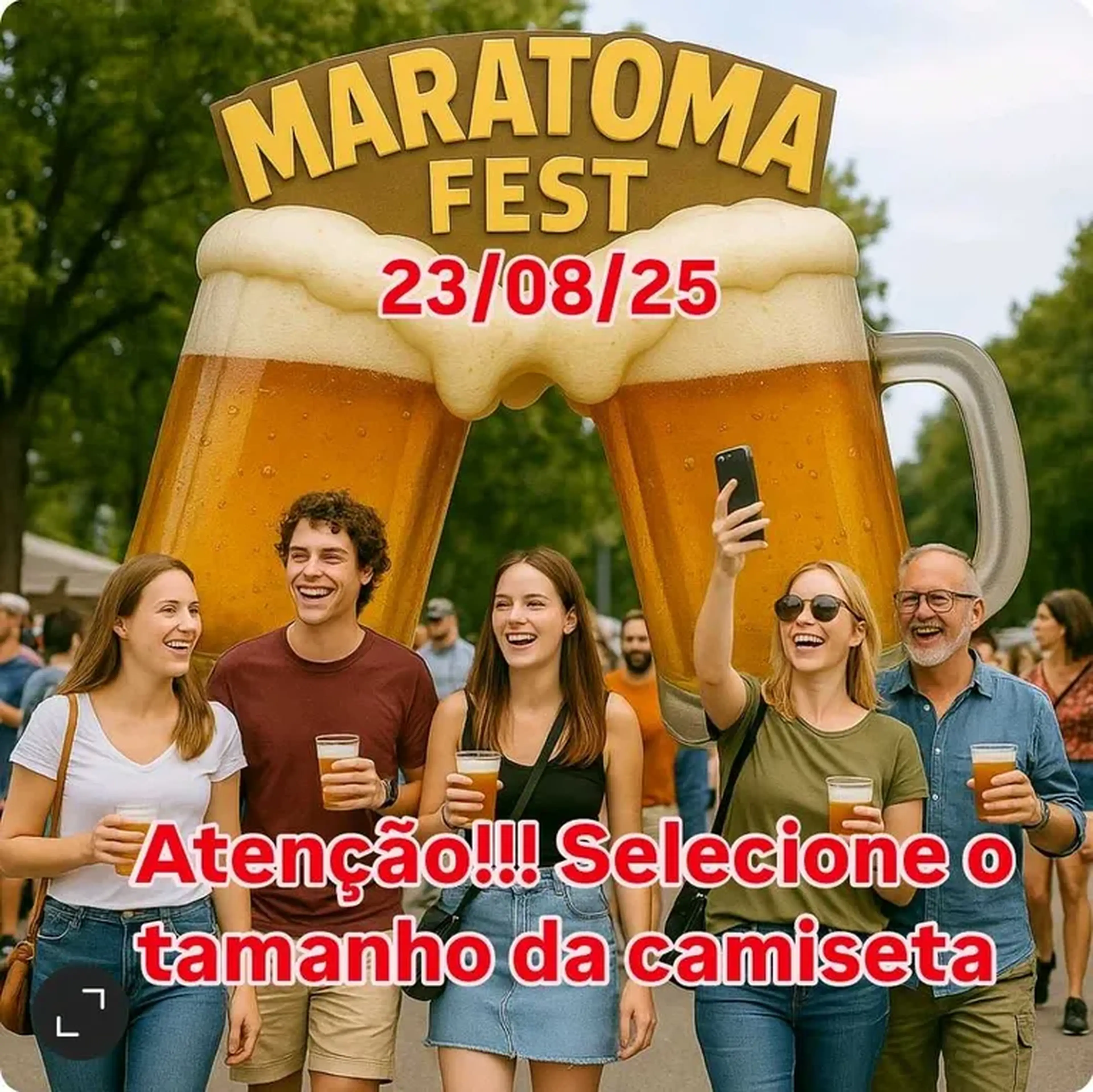 ATENÇÃO! SELECIONE A CAMISETA MaraTOMAfest 23.08.25 São Roque SP imagem