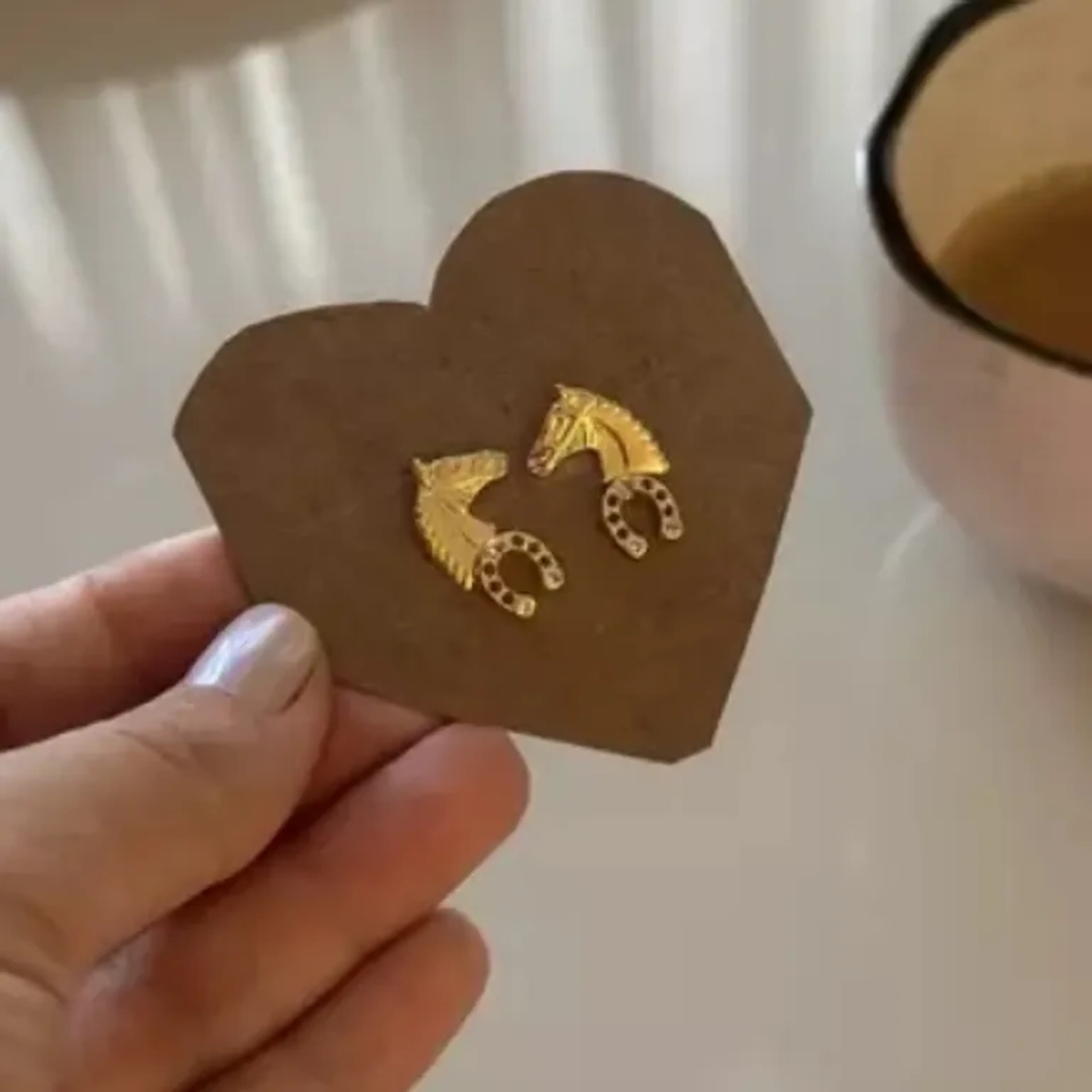 Conjunto 1 e 2 furo - cavalo e ferradura imagem