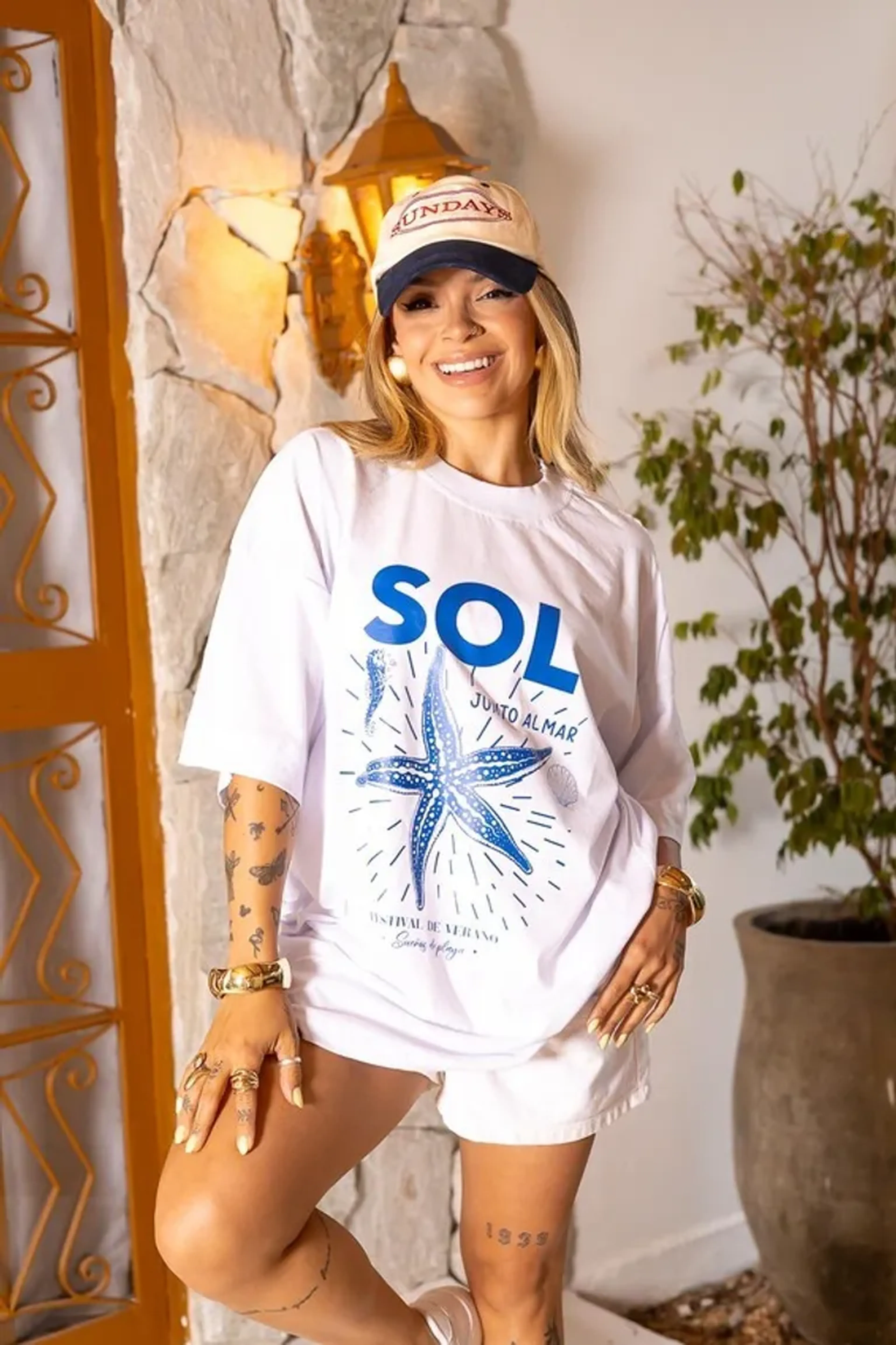 Camiseta Over Sol Junto Almar imagem