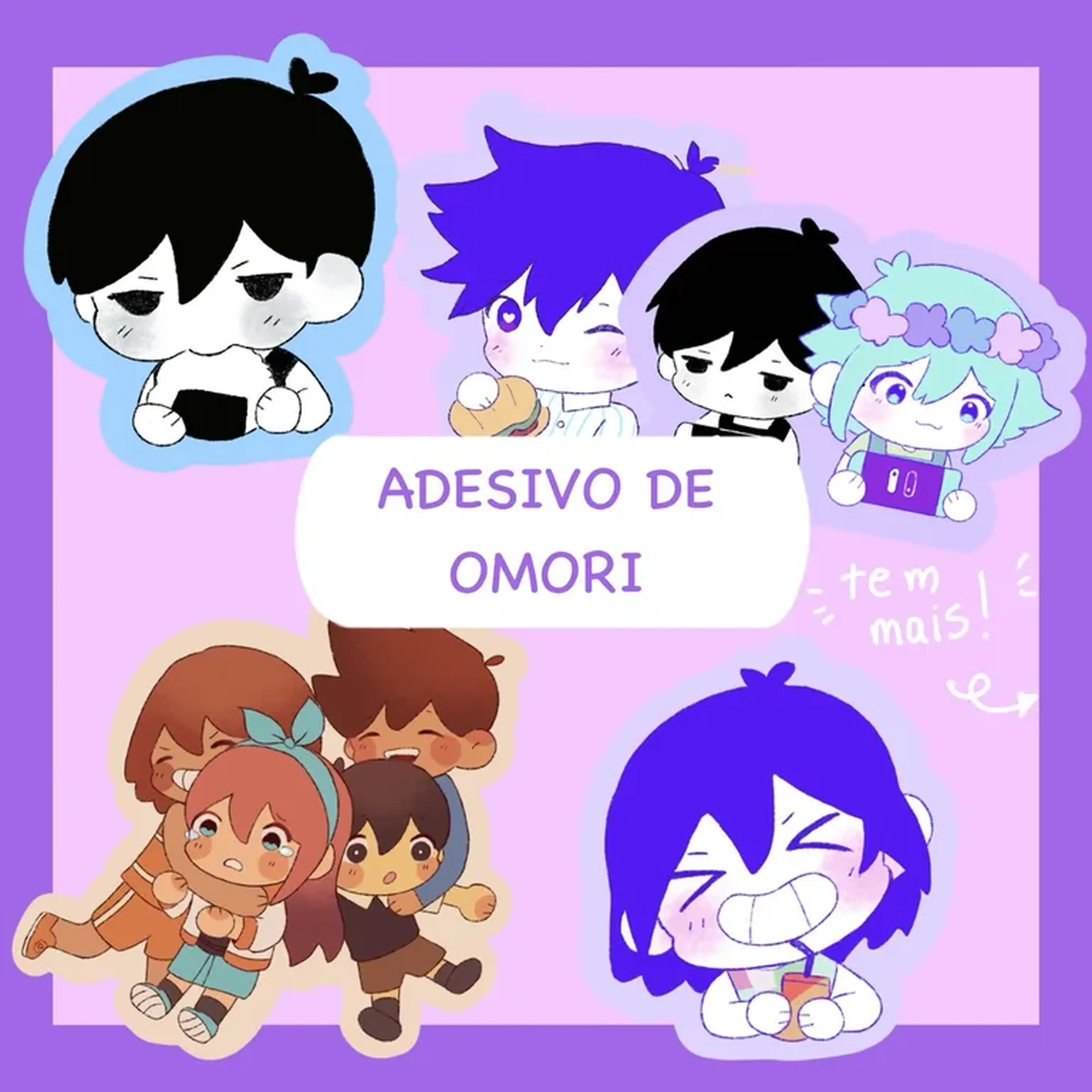 ADESIVOS INDIVIDUAIS DE OMORI imagem