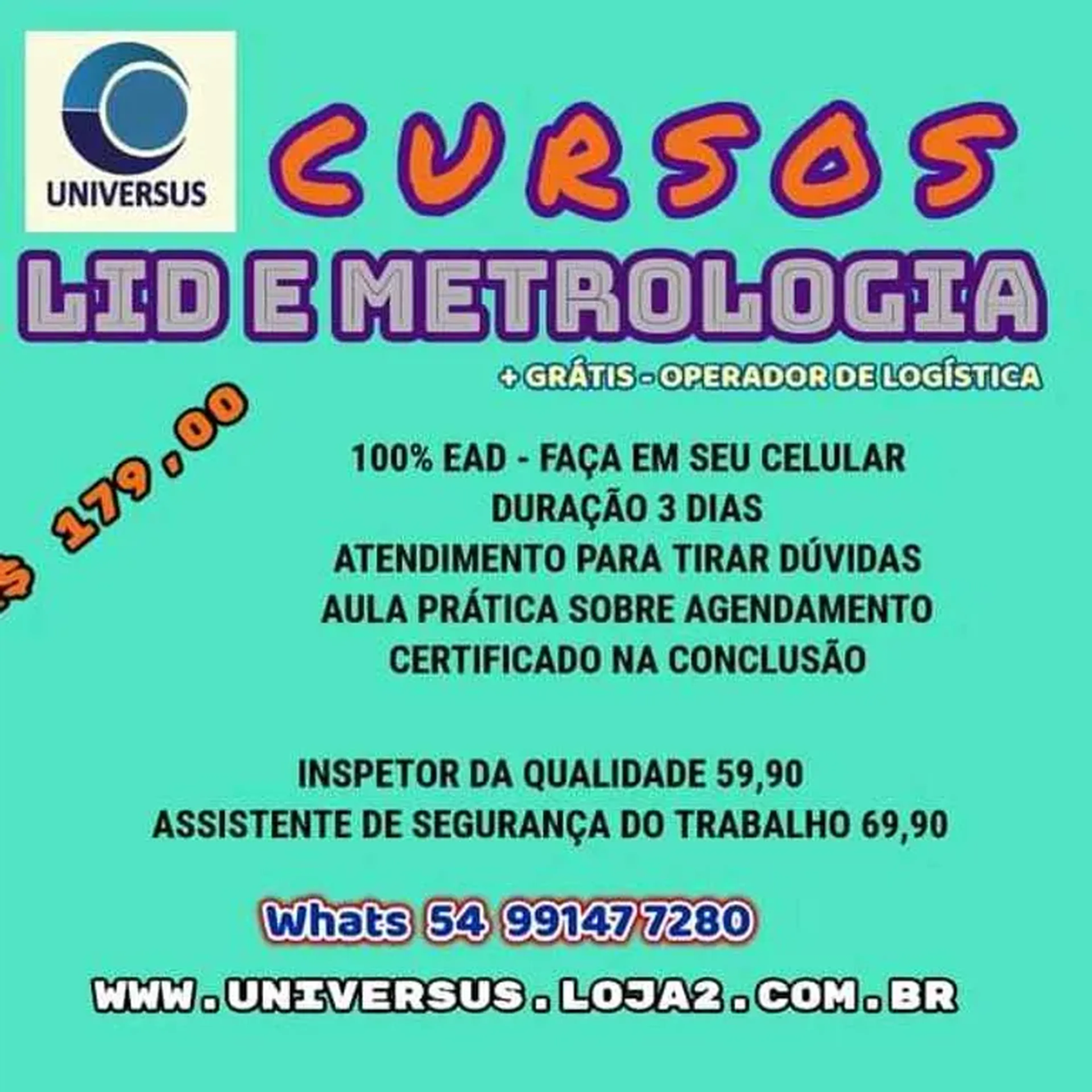 Curso de Lid e Metrologia imagem
