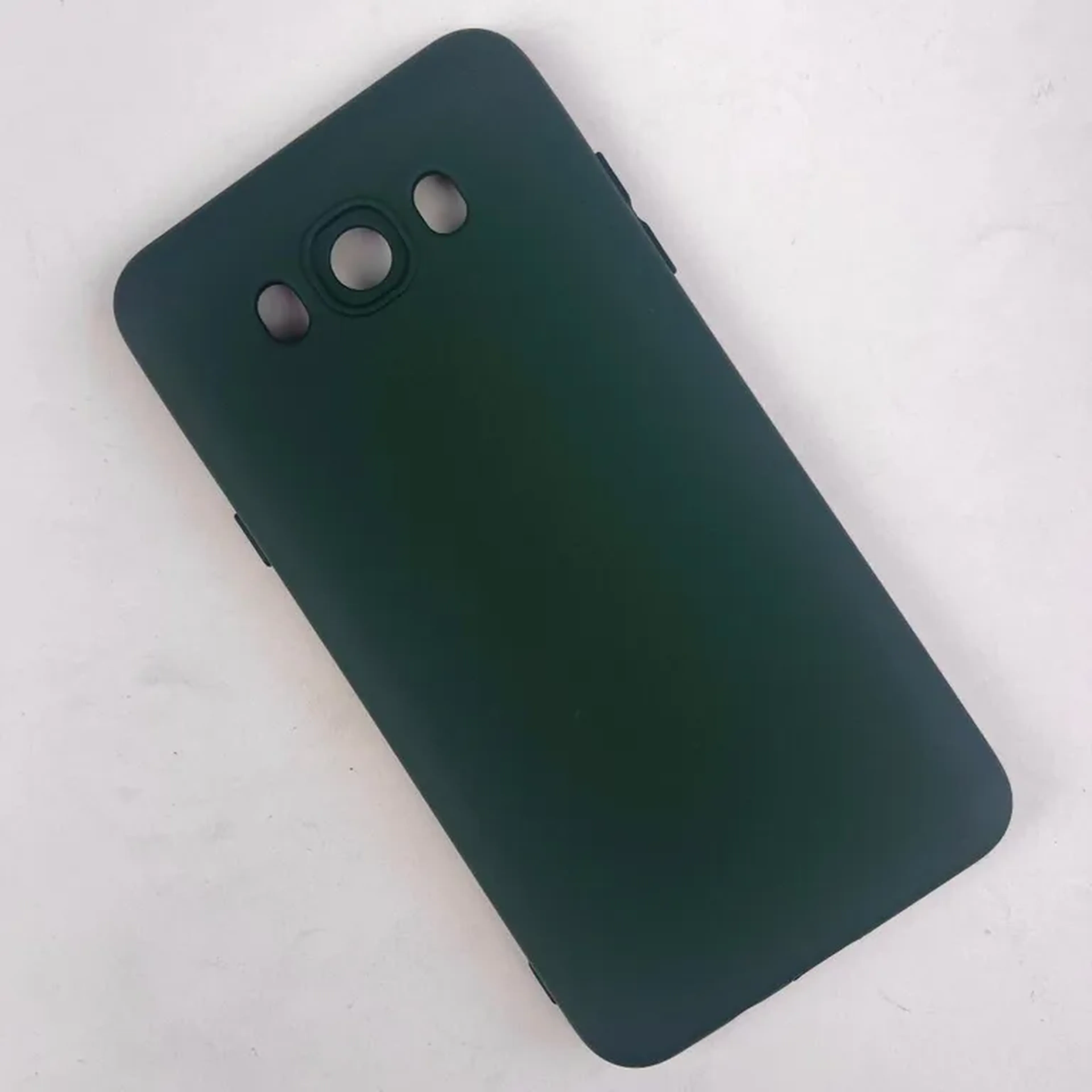Capinha para Galaxy J7 2016, Silicone Aveludada (PRETA) imagem