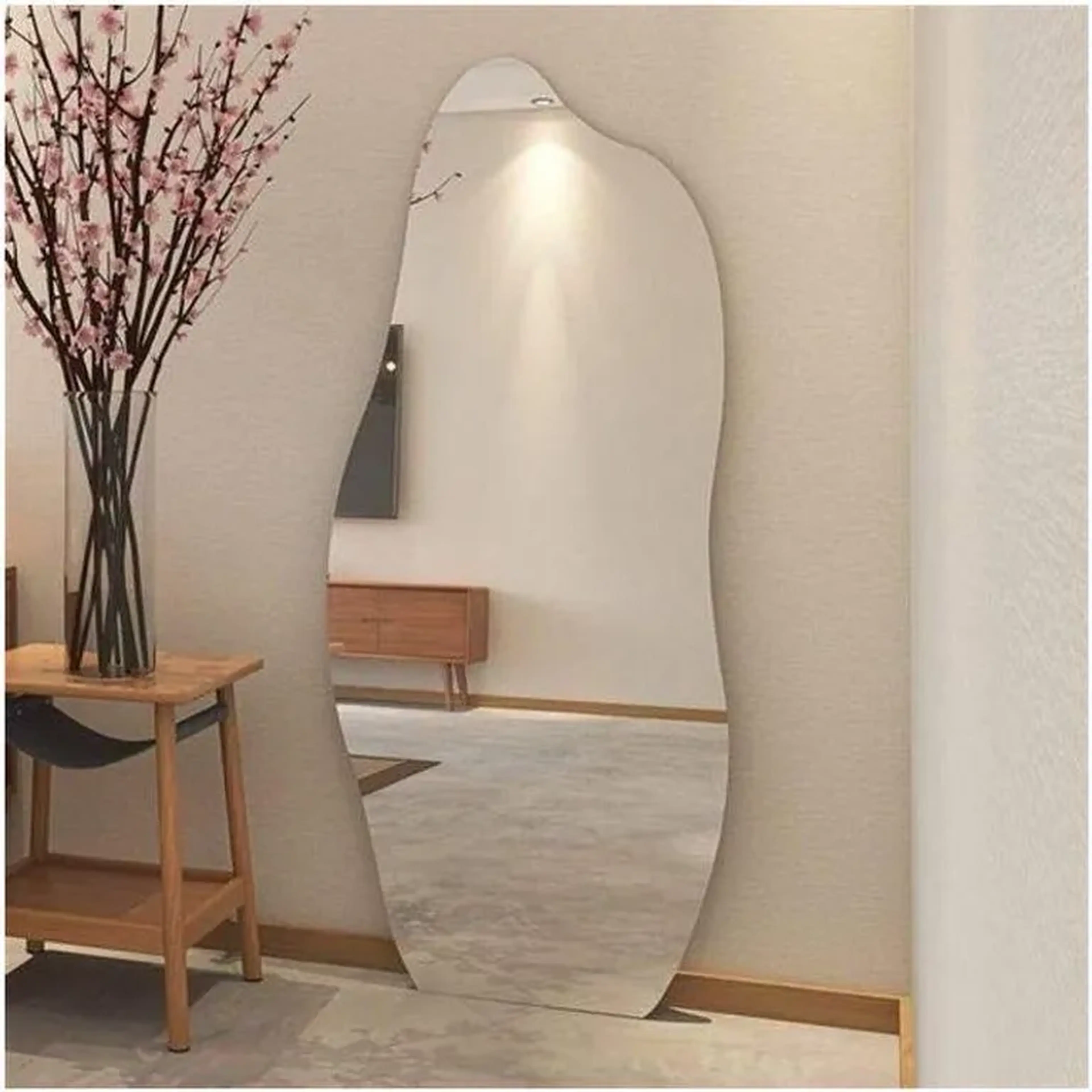 Espelho Orgânico Decorativo Luxo - – Design Sofisticado sem led imagem