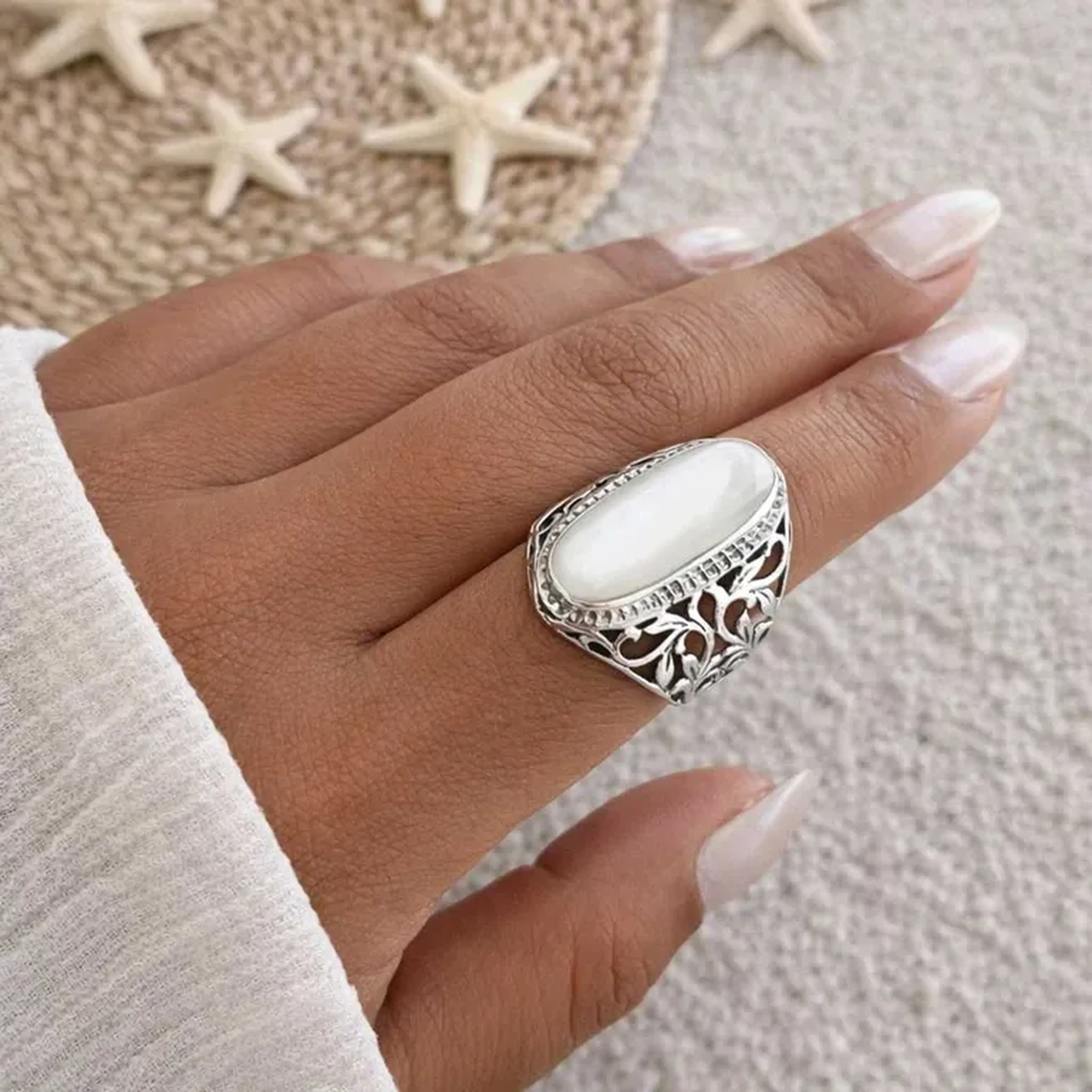 ANEL INDONÉSIA FLORAL imagem