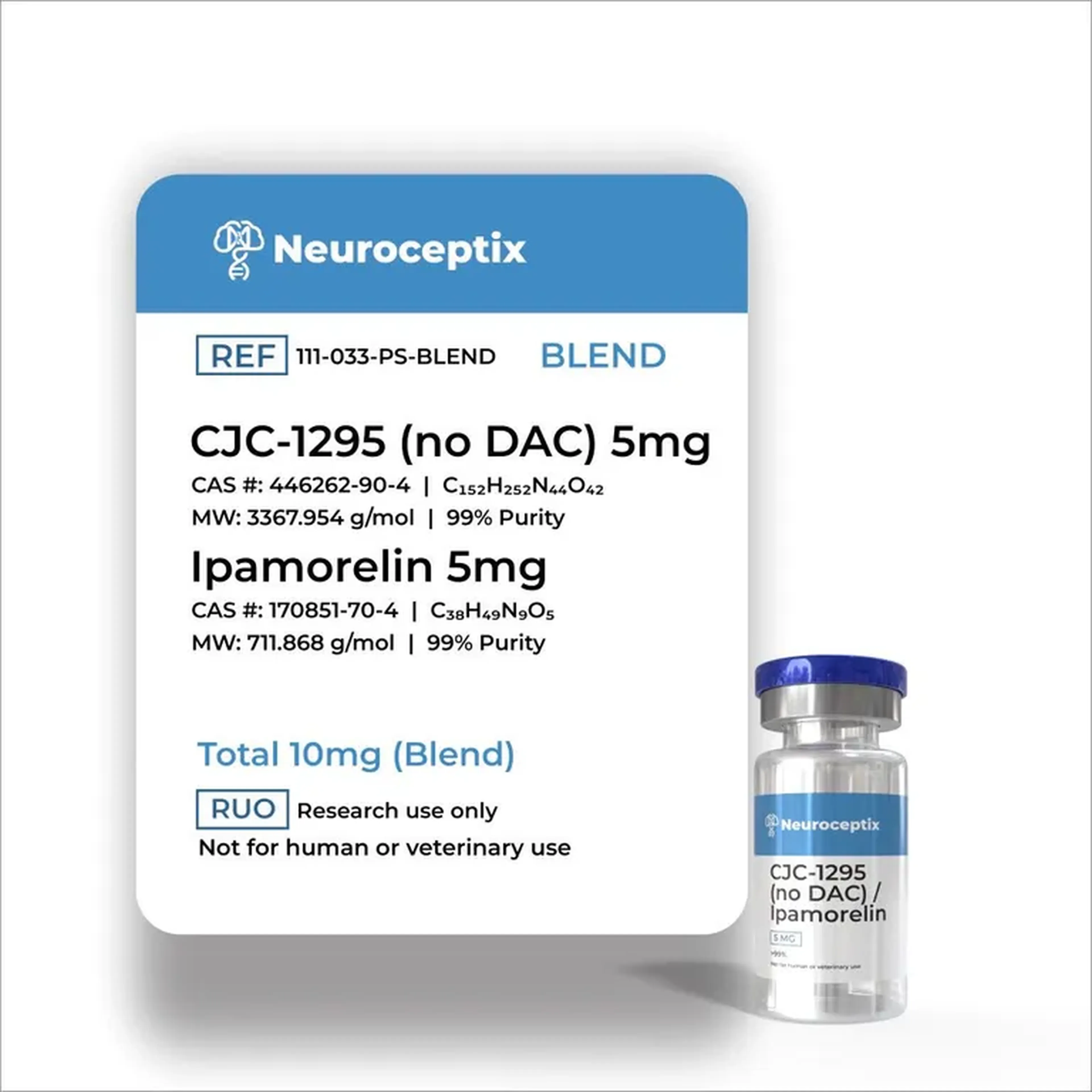 CJC-1295 + Ipamorelin é um blend 10mg imagem