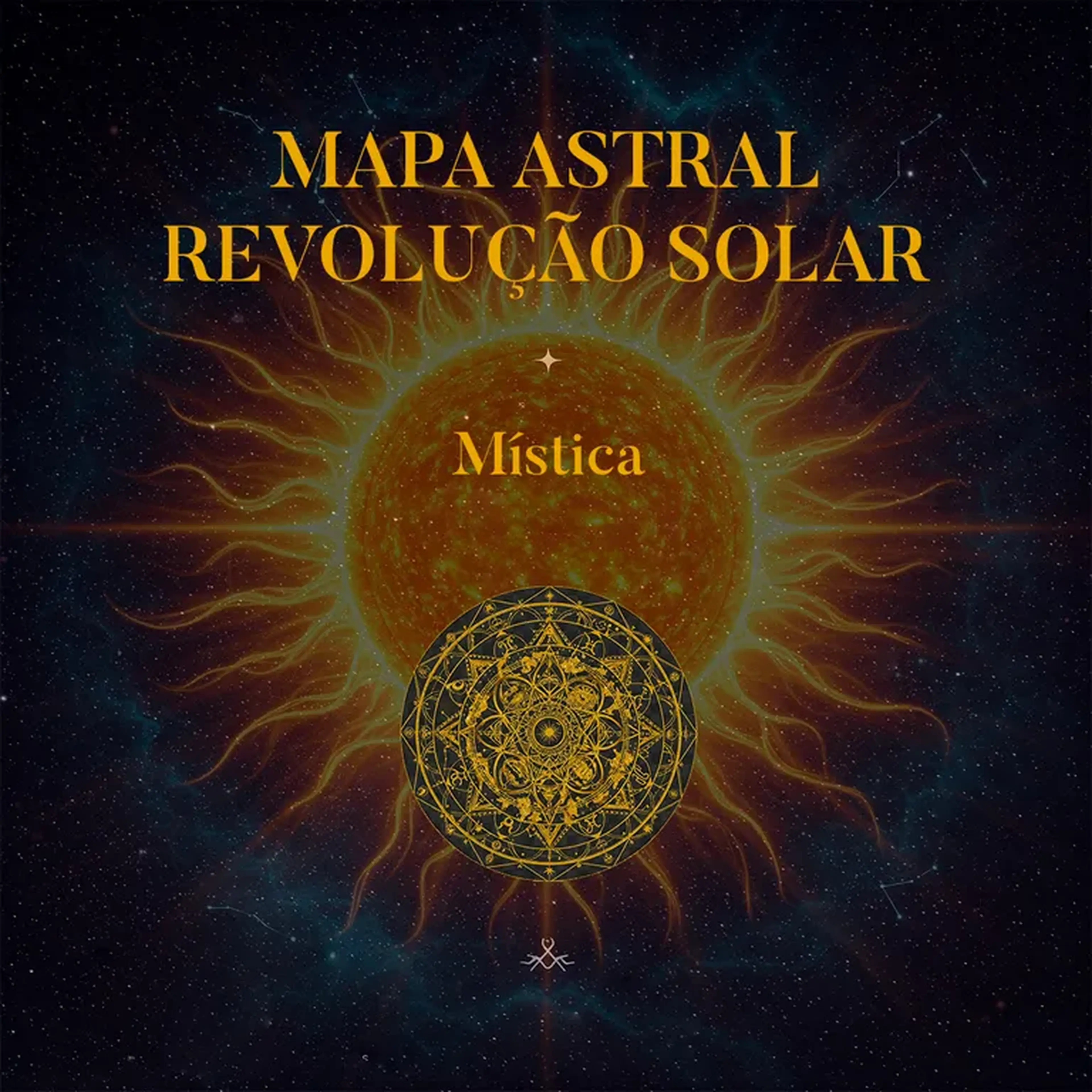 Mapa de Revolução Solar - Místico imagem