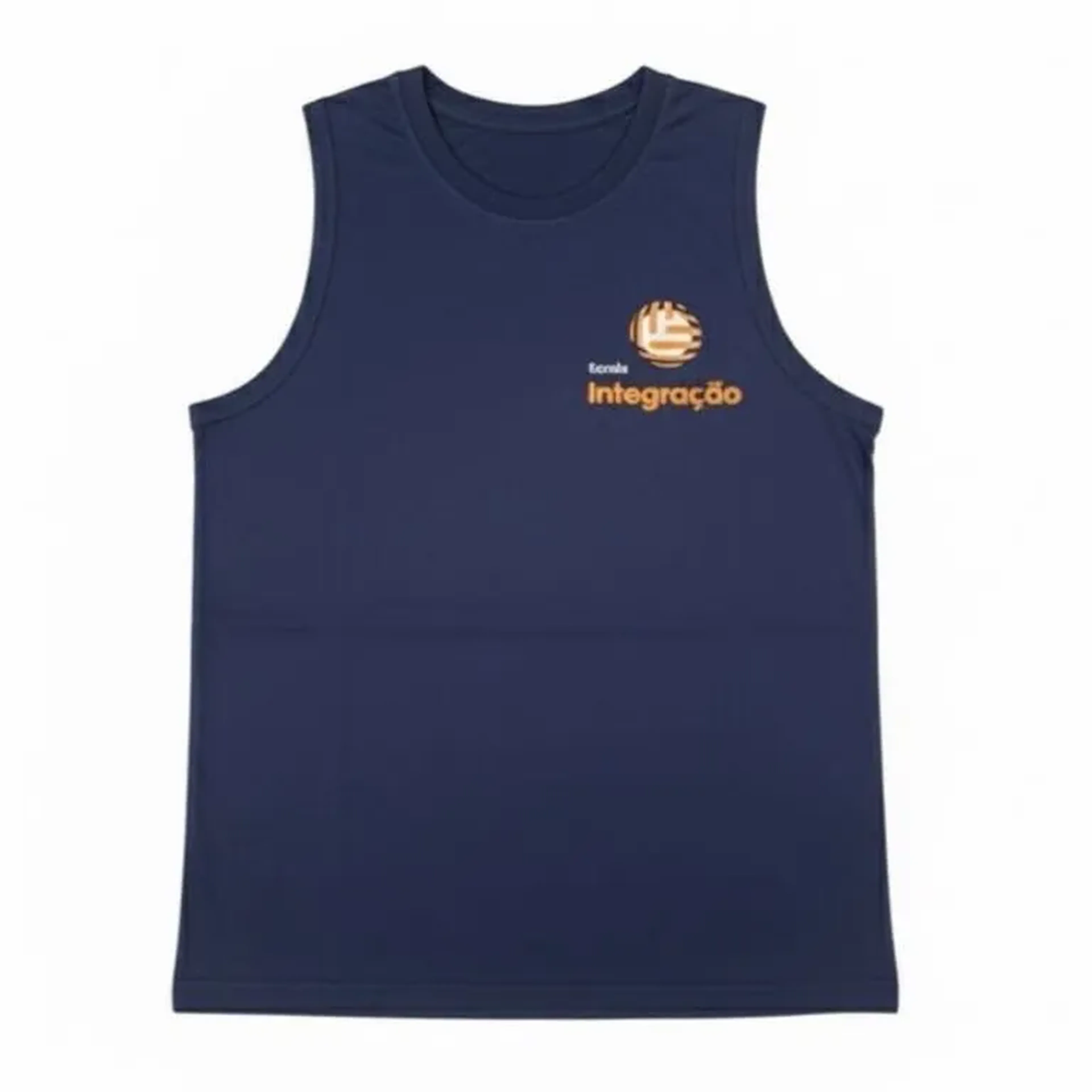 Camiseta Regata Marinho - Integração imagem