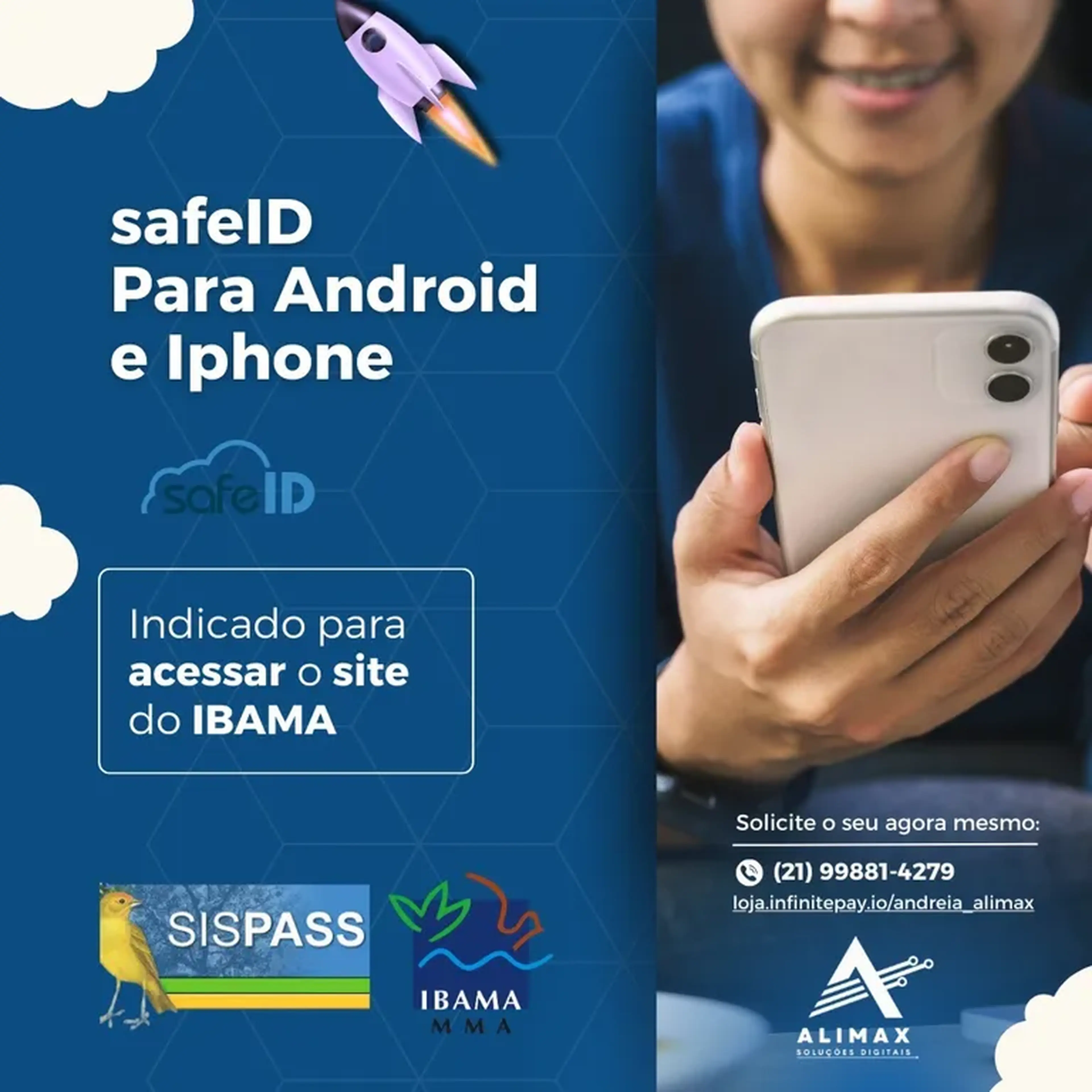 CD em Nuvem para Celular SafeID e-CPF A3. PIX ou em até 12x 💳 imagem