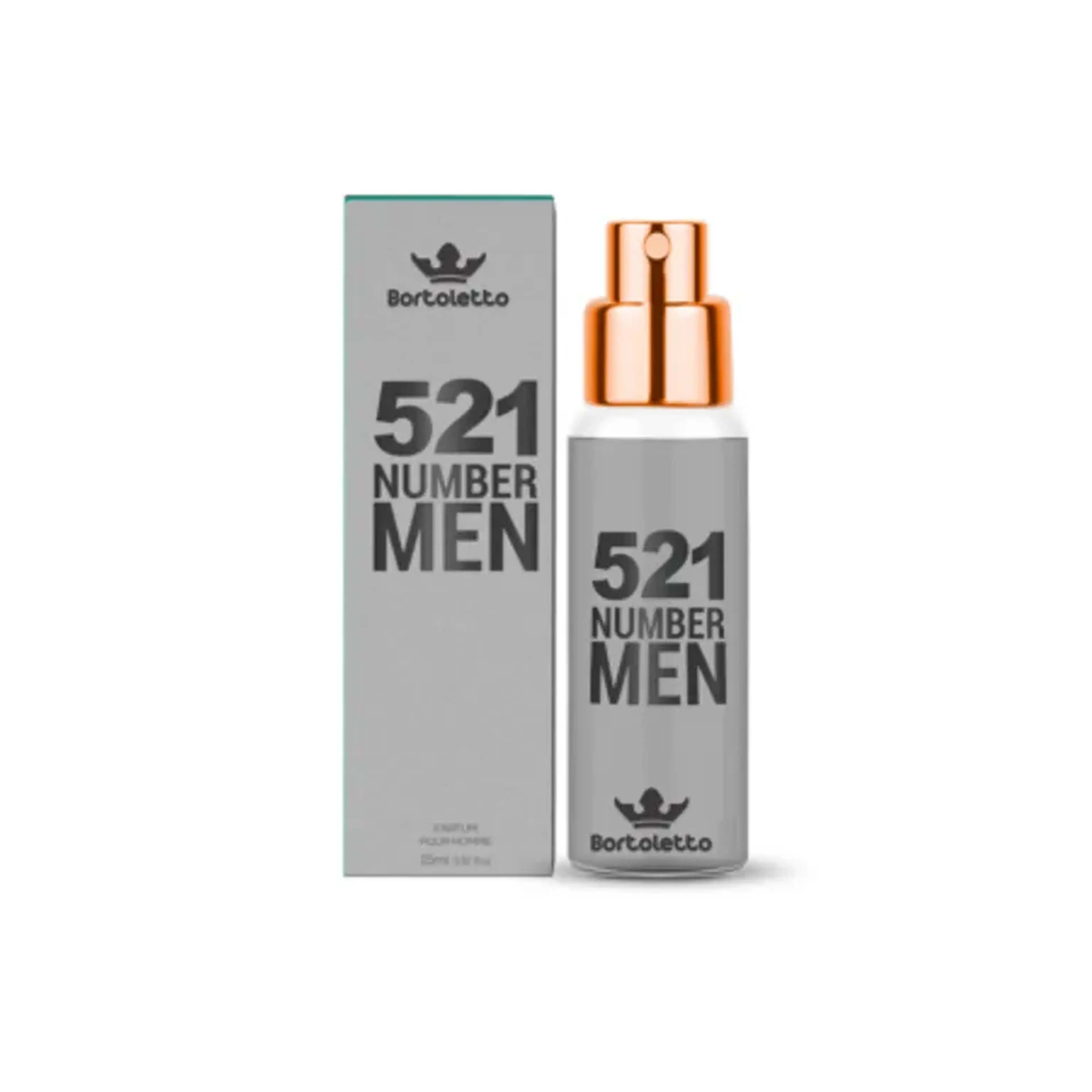 Perfume Masculino 521 Number Men 15 ml Bortoletto imagem
